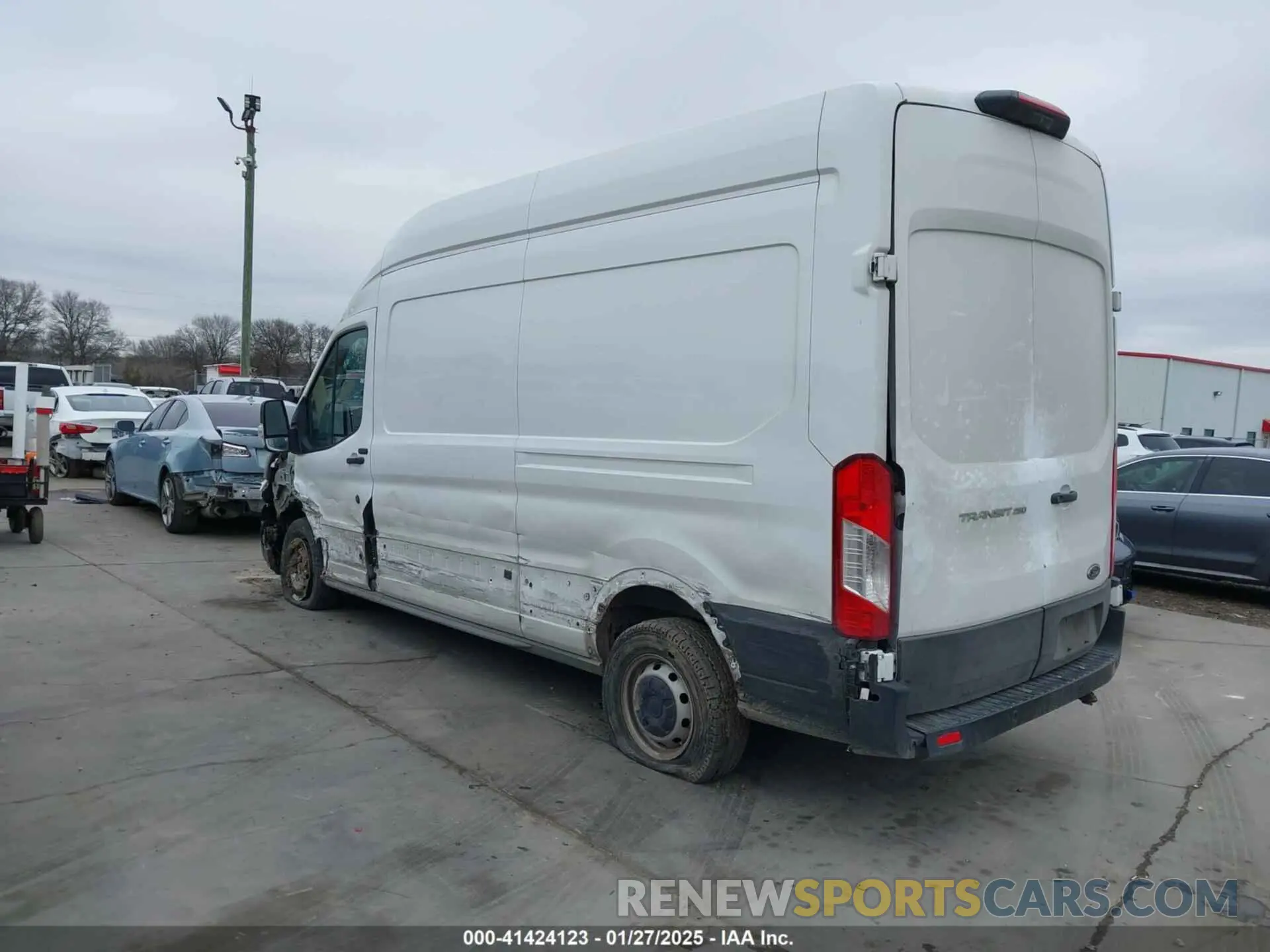 3 Photograph of a damaged car 1FTBR1X82MKA98734 FORD TRANSIT-250 2021
