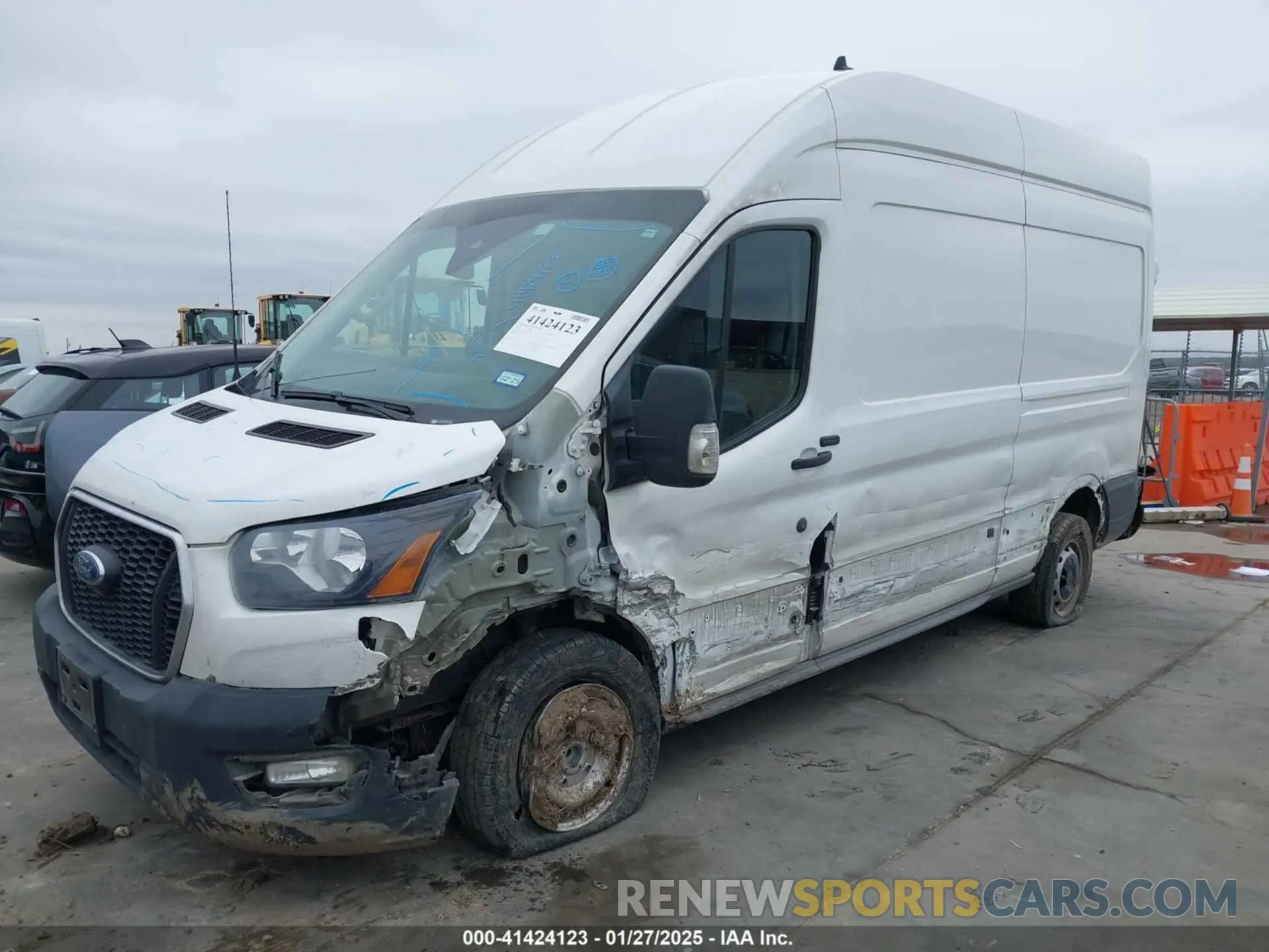 6 Photograph of a damaged car 1FTBR1X82MKA98734 FORD TRANSIT-250 2021