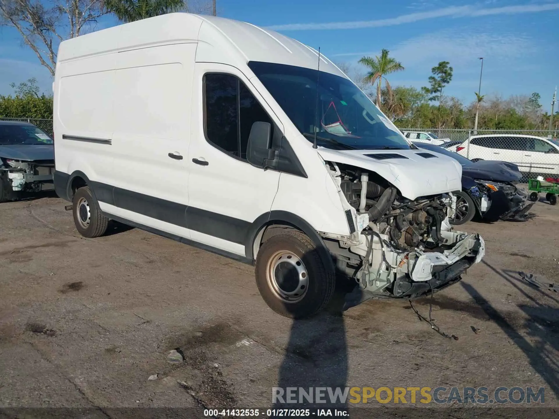 1 Photograph of a damaged car 1FTBR1X87MKA50288 FORD TRANSIT-250 2021