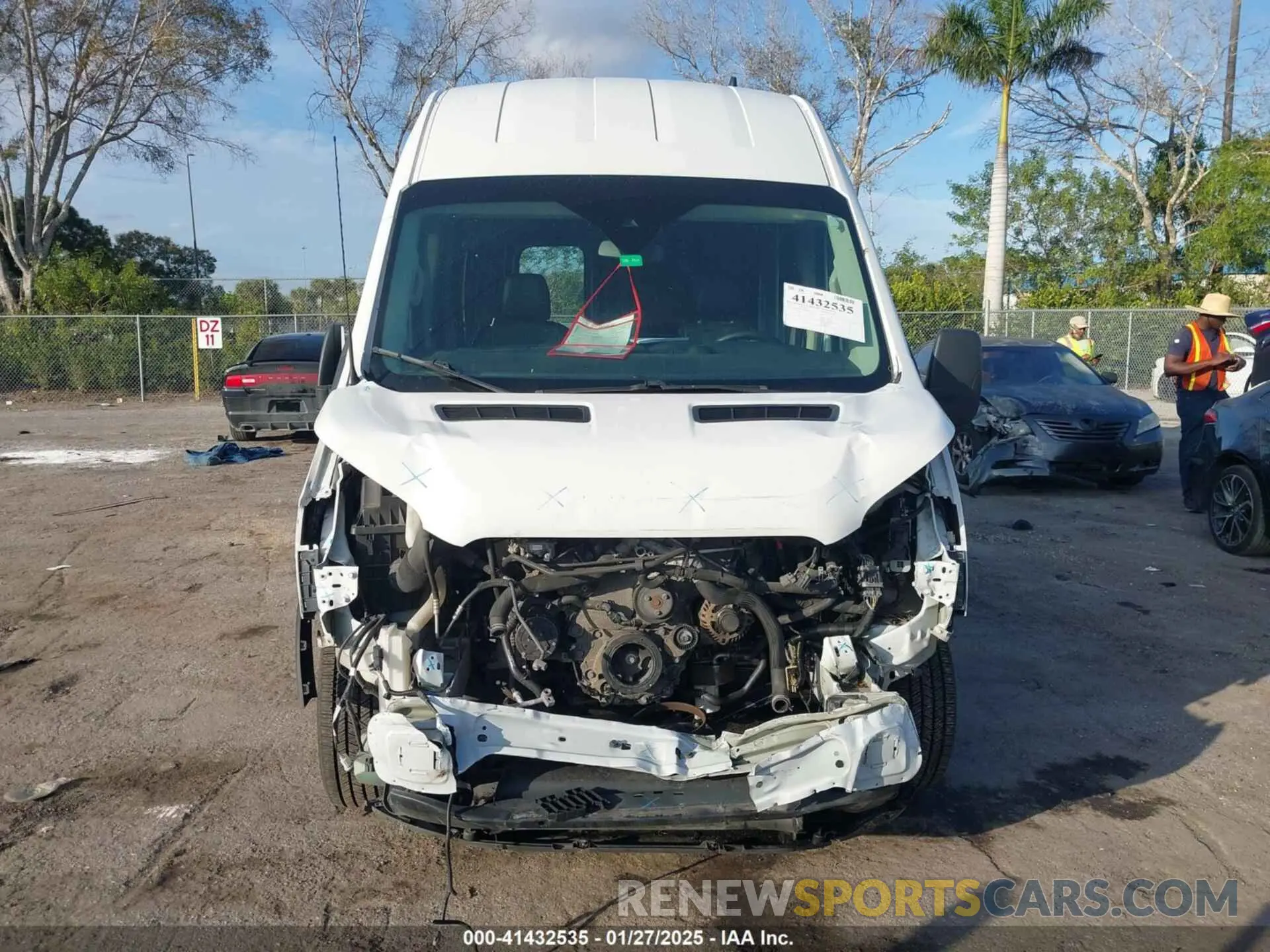 12 Photograph of a damaged car 1FTBR1X87MKA50288 FORD TRANSIT-250 2021