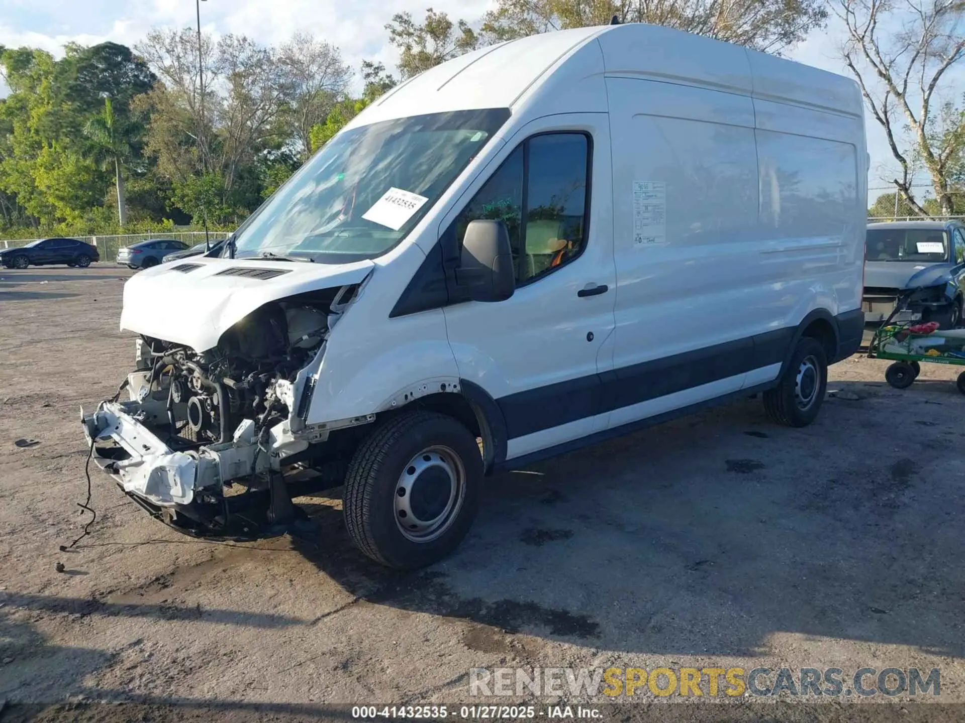 2 Photograph of a damaged car 1FTBR1X87MKA50288 FORD TRANSIT-250 2021