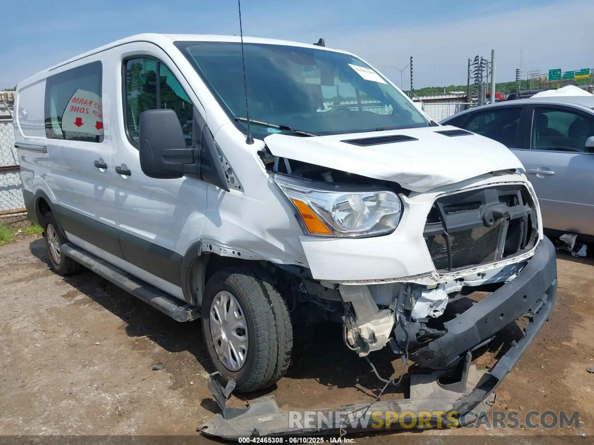 1 Photograph of a damaged car 1FTBR1Y80MKA77248 FORD TRANSIT-250 2021