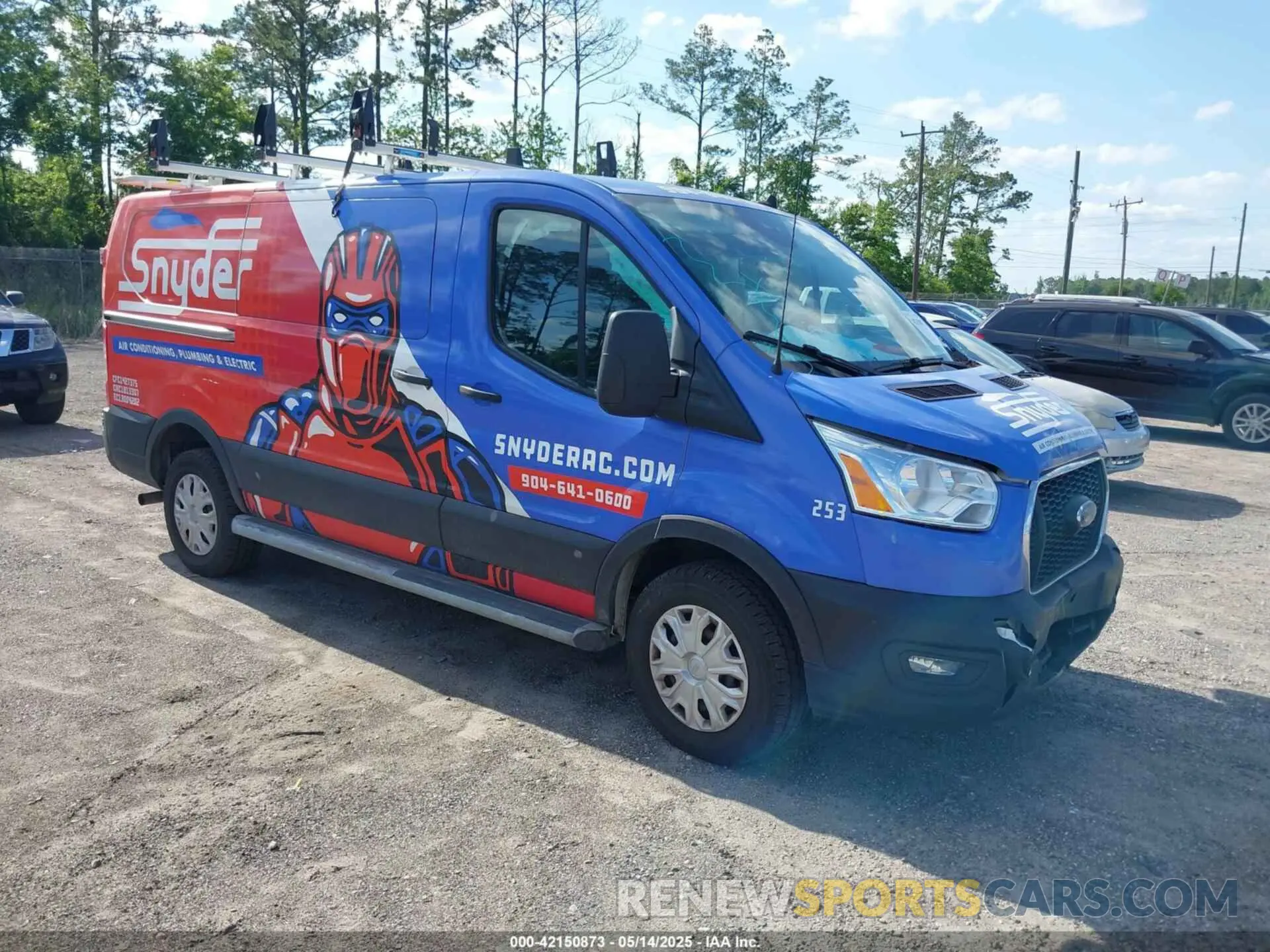 1 Photograph of a damaged car 1FTBR1Y81MKA26244 FORD TRANSIT-250 2021
