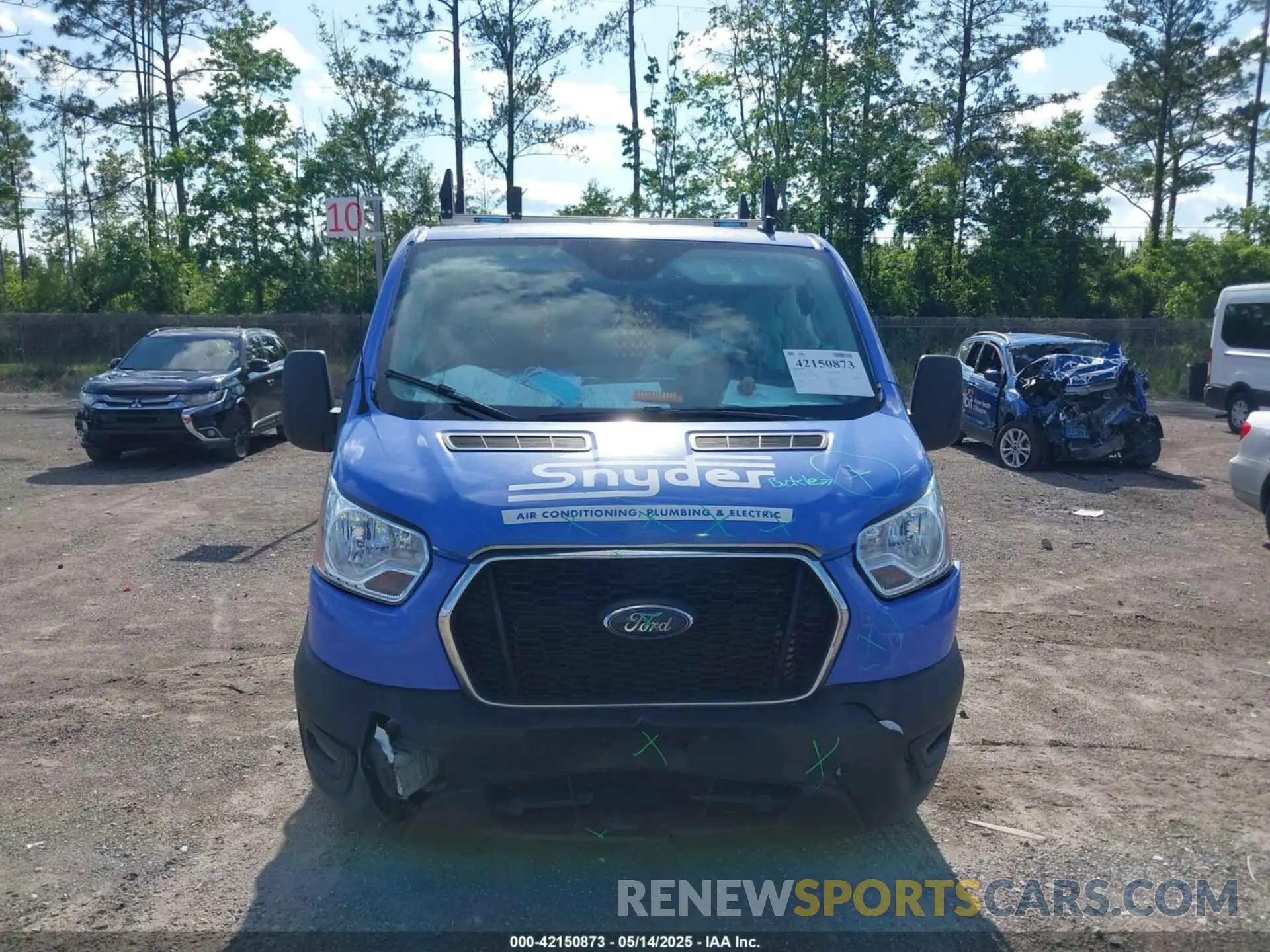 12 Photograph of a damaged car 1FTBR1Y81MKA26244 FORD TRANSIT-250 2021