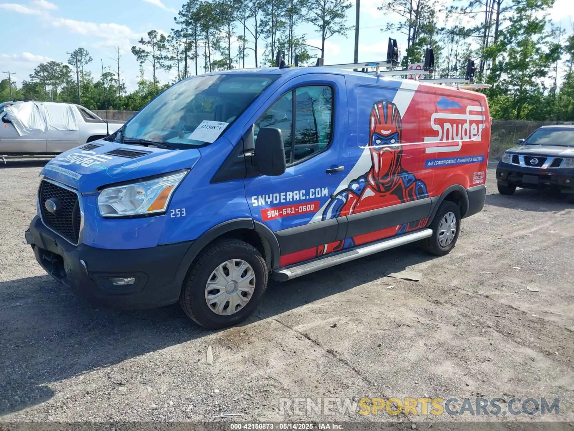 2 Photograph of a damaged car 1FTBR1Y81MKA26244 FORD TRANSIT-250 2021