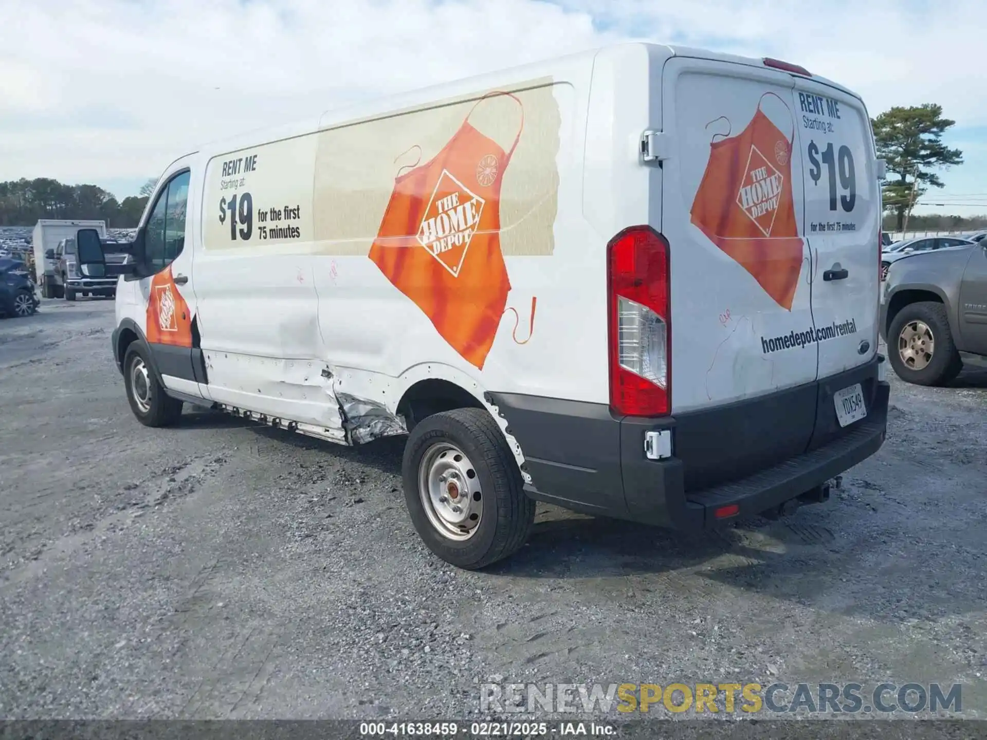 3 Photograph of a damaged car 1FTBR1Y81MKA76335 FORD TRANSIT-250 2021