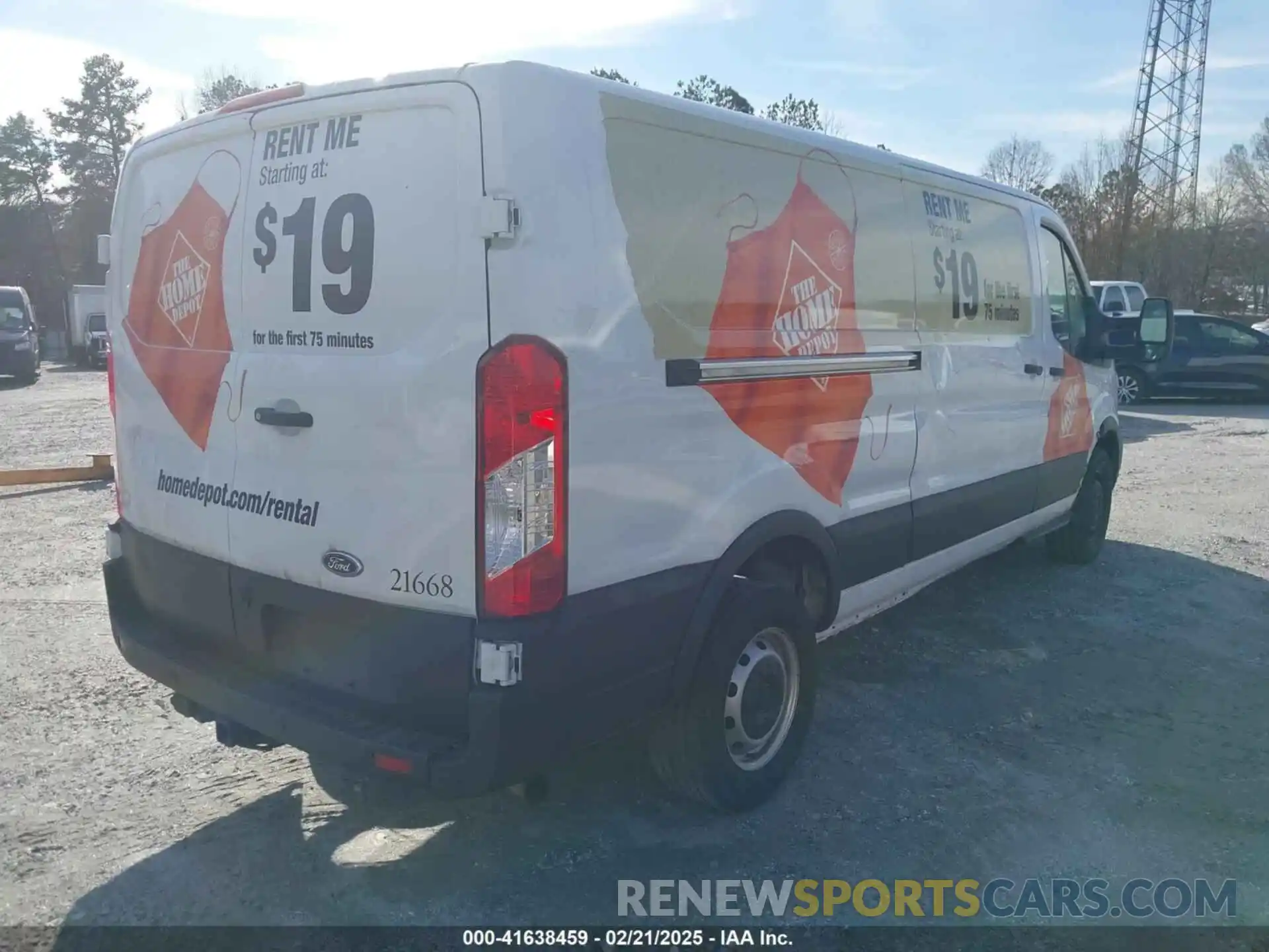 4 Photograph of a damaged car 1FTBR1Y81MKA76335 FORD TRANSIT-250 2021