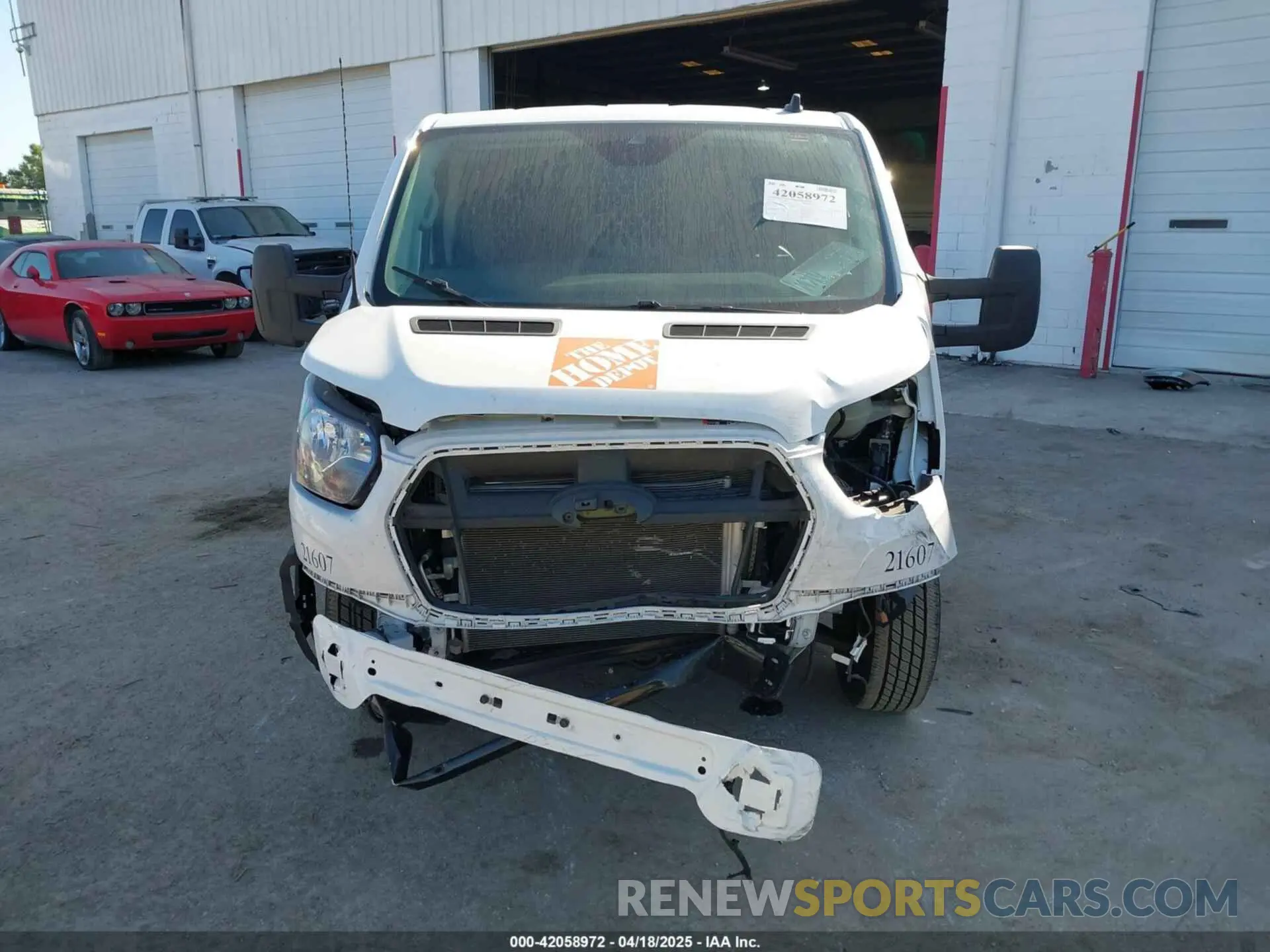 13 Photograph of a damaged car 1FTBR1Y82MKA53386 FORD TRANSIT-250 2021