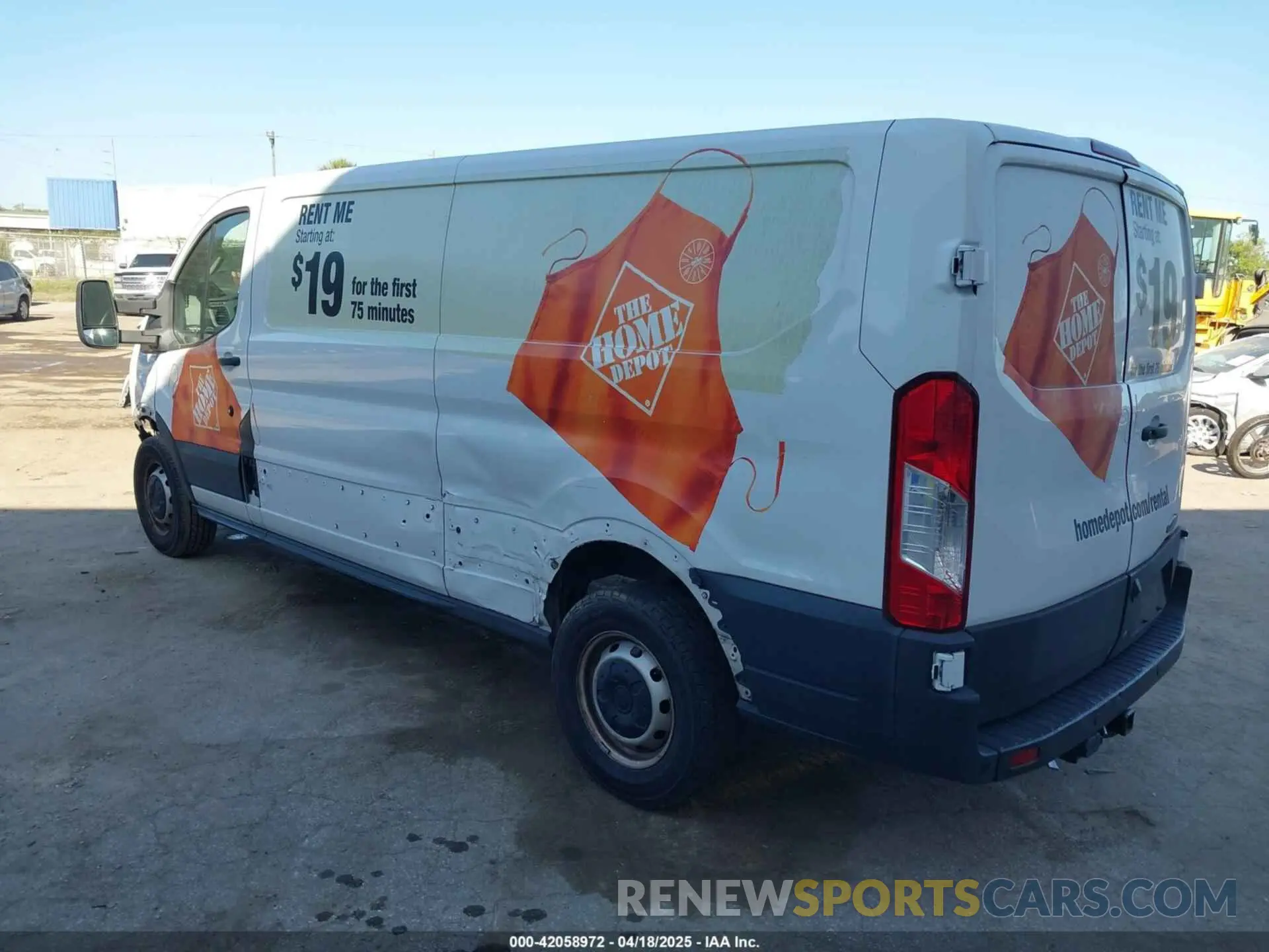 3 Photograph of a damaged car 1FTBR1Y82MKA53386 FORD TRANSIT-250 2021