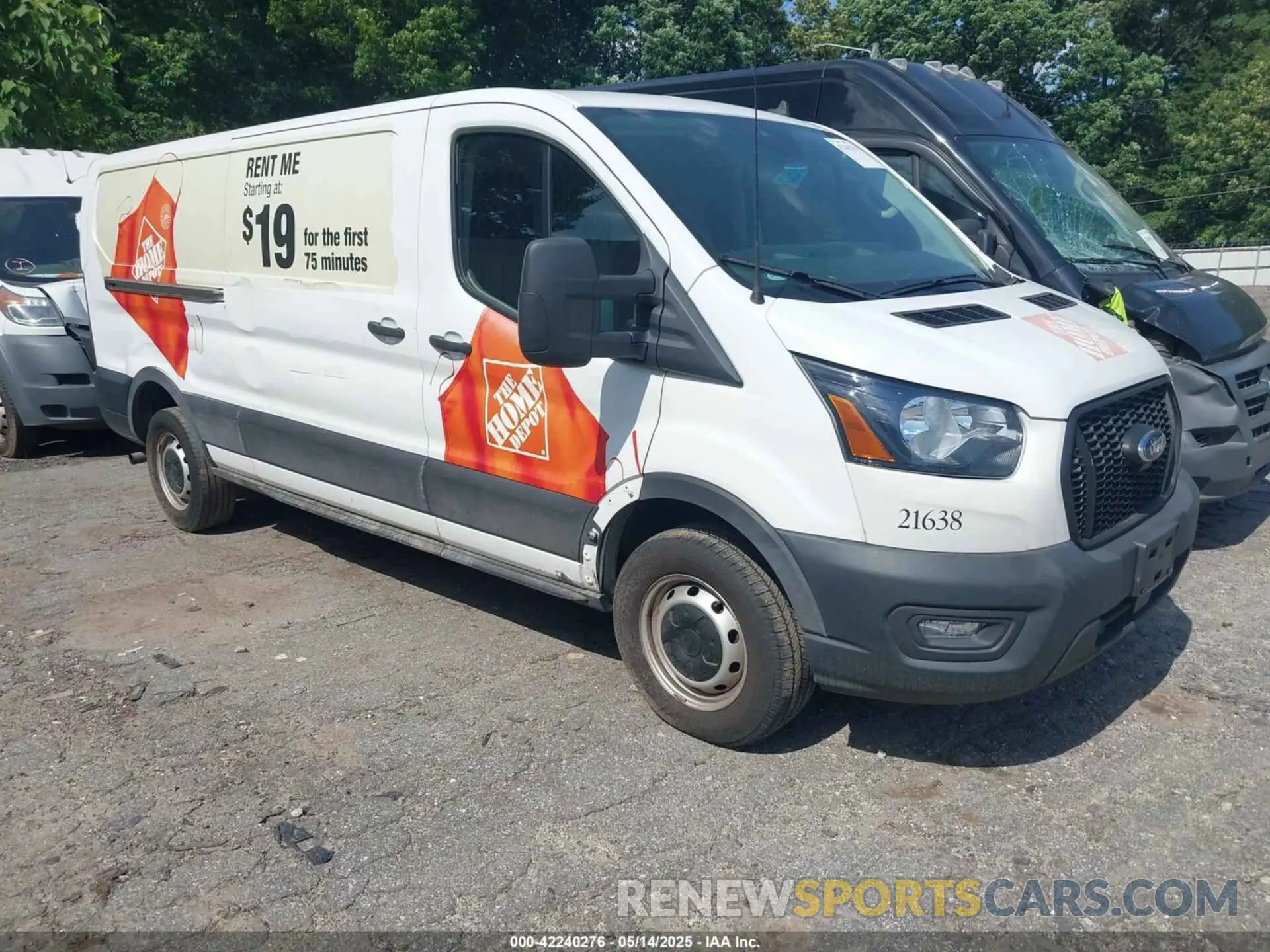 1 Photograph of a damaged car 1FTBR1Y83MKA76305 FORD TRANSIT-250 2021