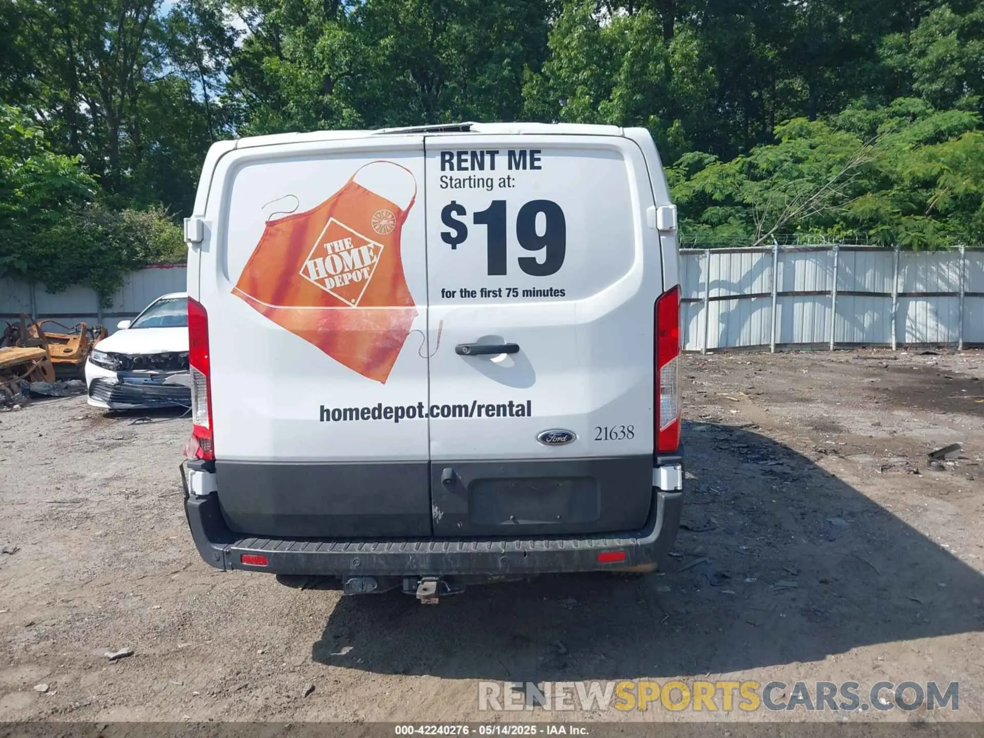 16 Photograph of a damaged car 1FTBR1Y83MKA76305 FORD TRANSIT-250 2021
