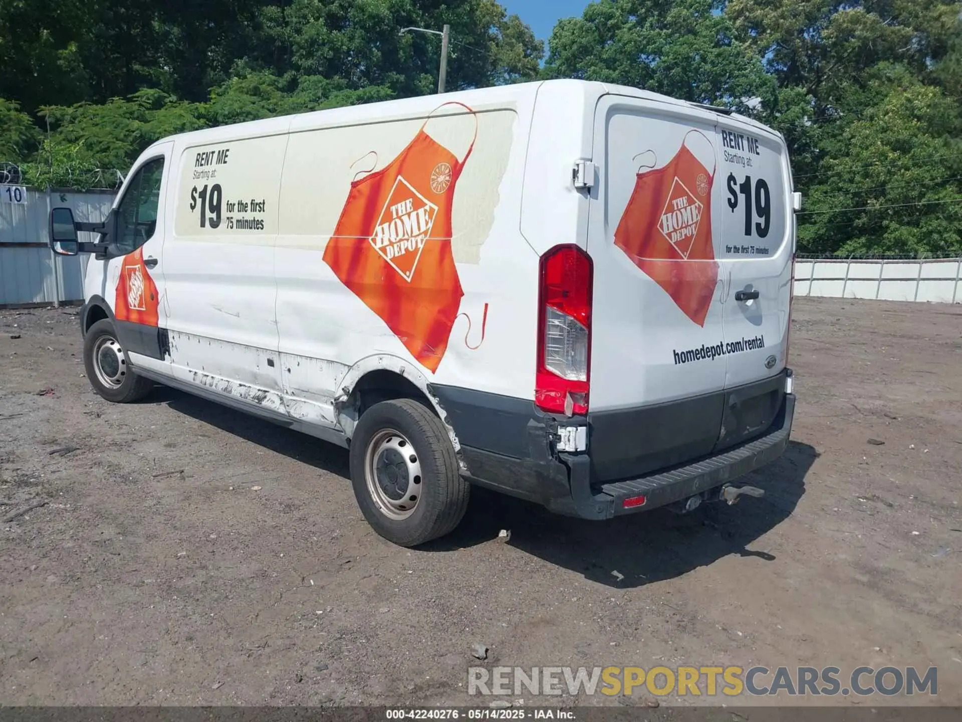 3 Photograph of a damaged car 1FTBR1Y83MKA76305 FORD TRANSIT-250 2021