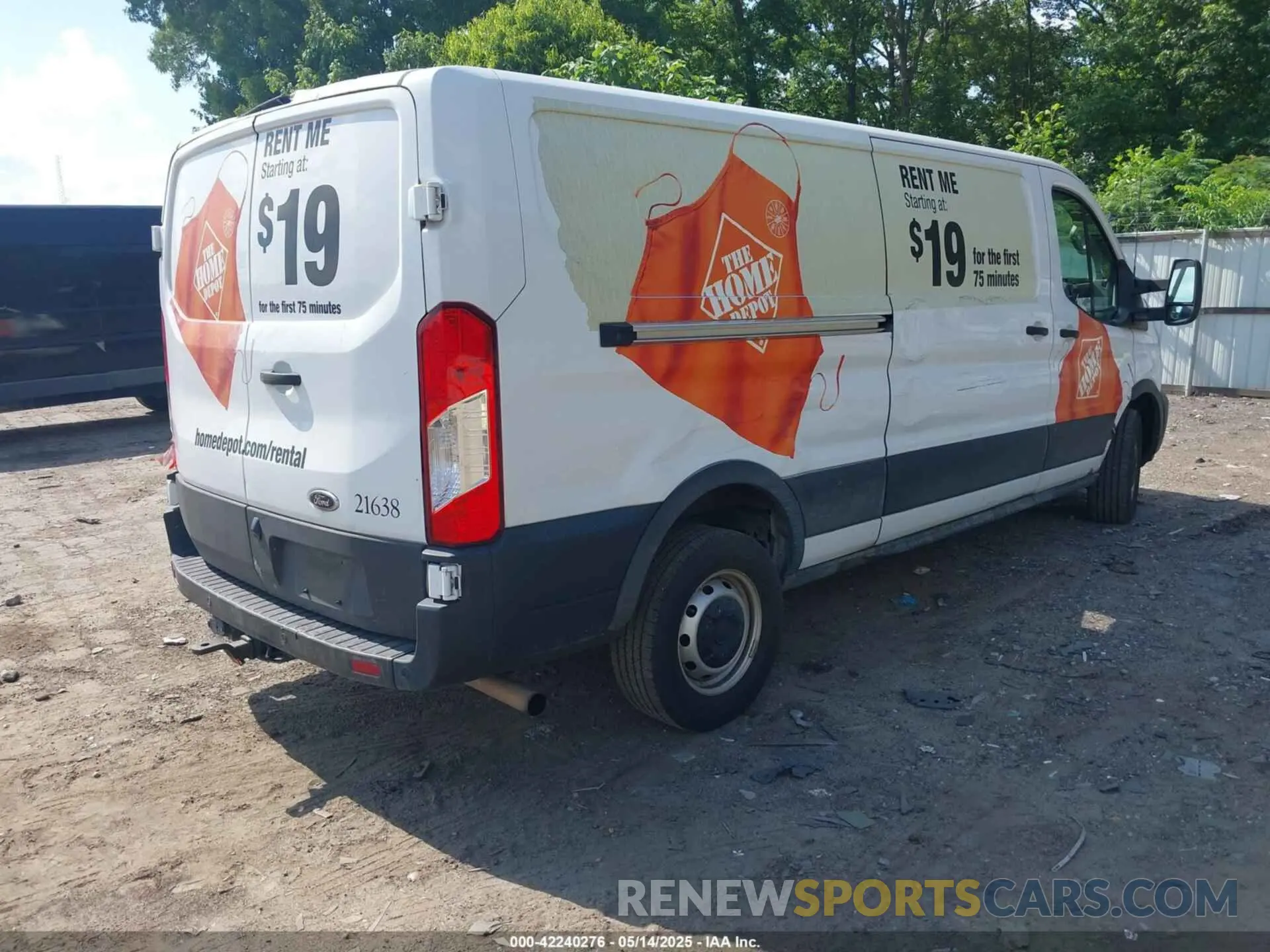 4 Photograph of a damaged car 1FTBR1Y83MKA76305 FORD TRANSIT-250 2021