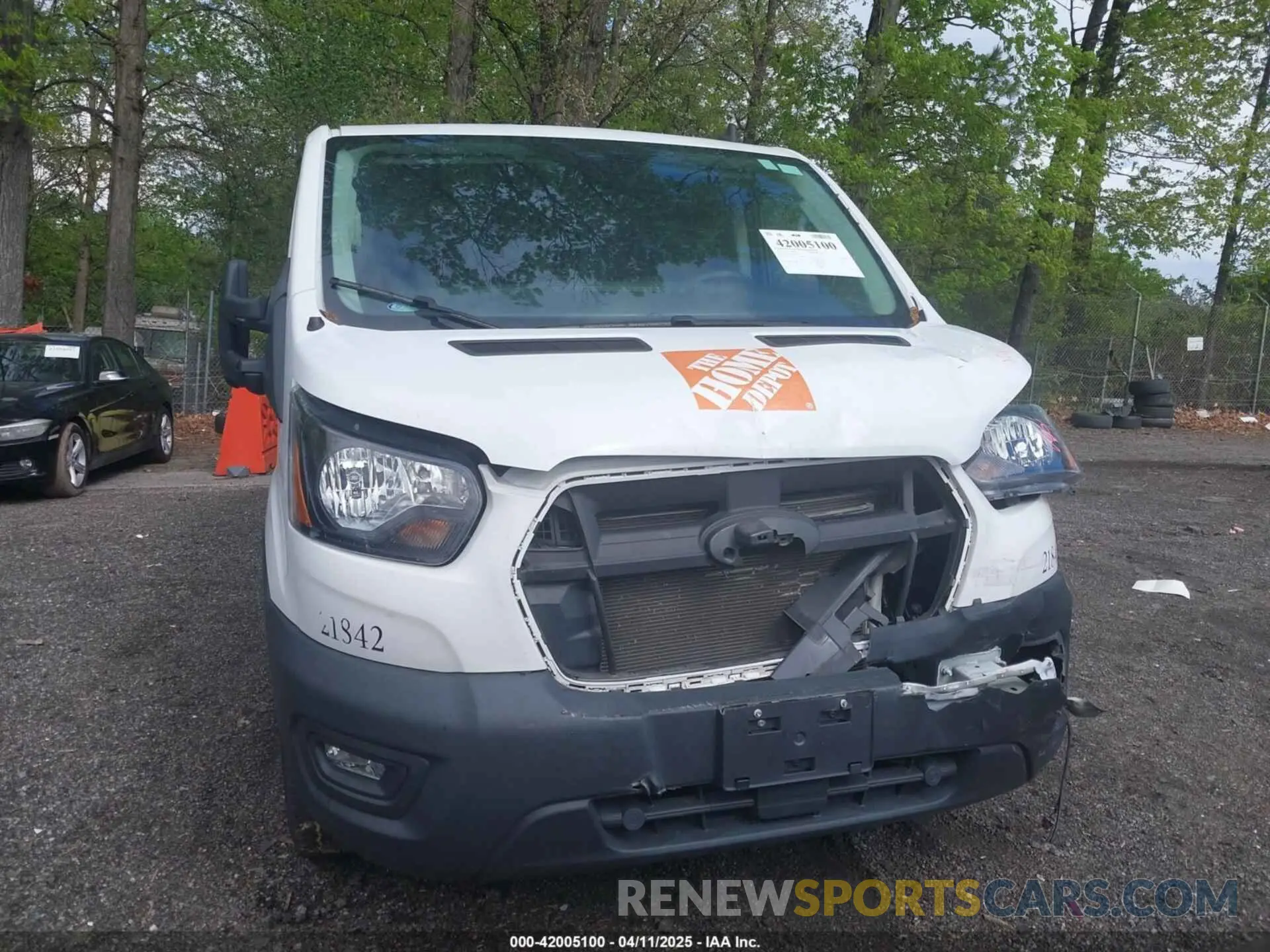 12 Photograph of a damaged car 1FTBR1Y88MKA76509 FORD TRANSIT-250 2021