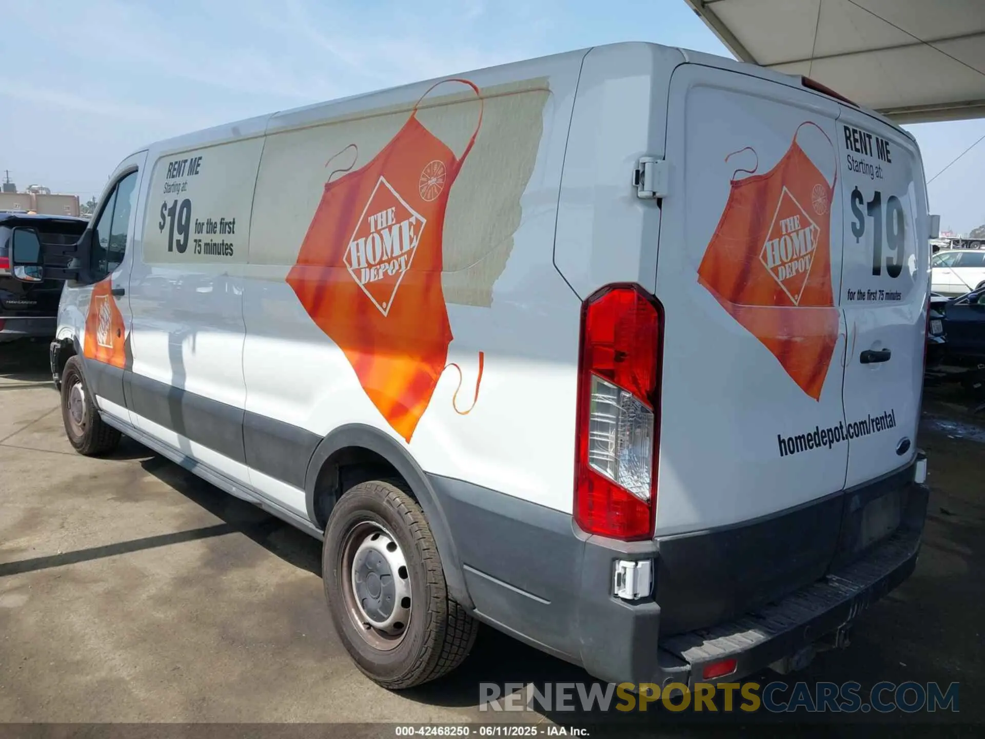 3 Photograph of a damaged car 1FTBR1Y89MKA76356 FORD TRANSIT-250 2021
