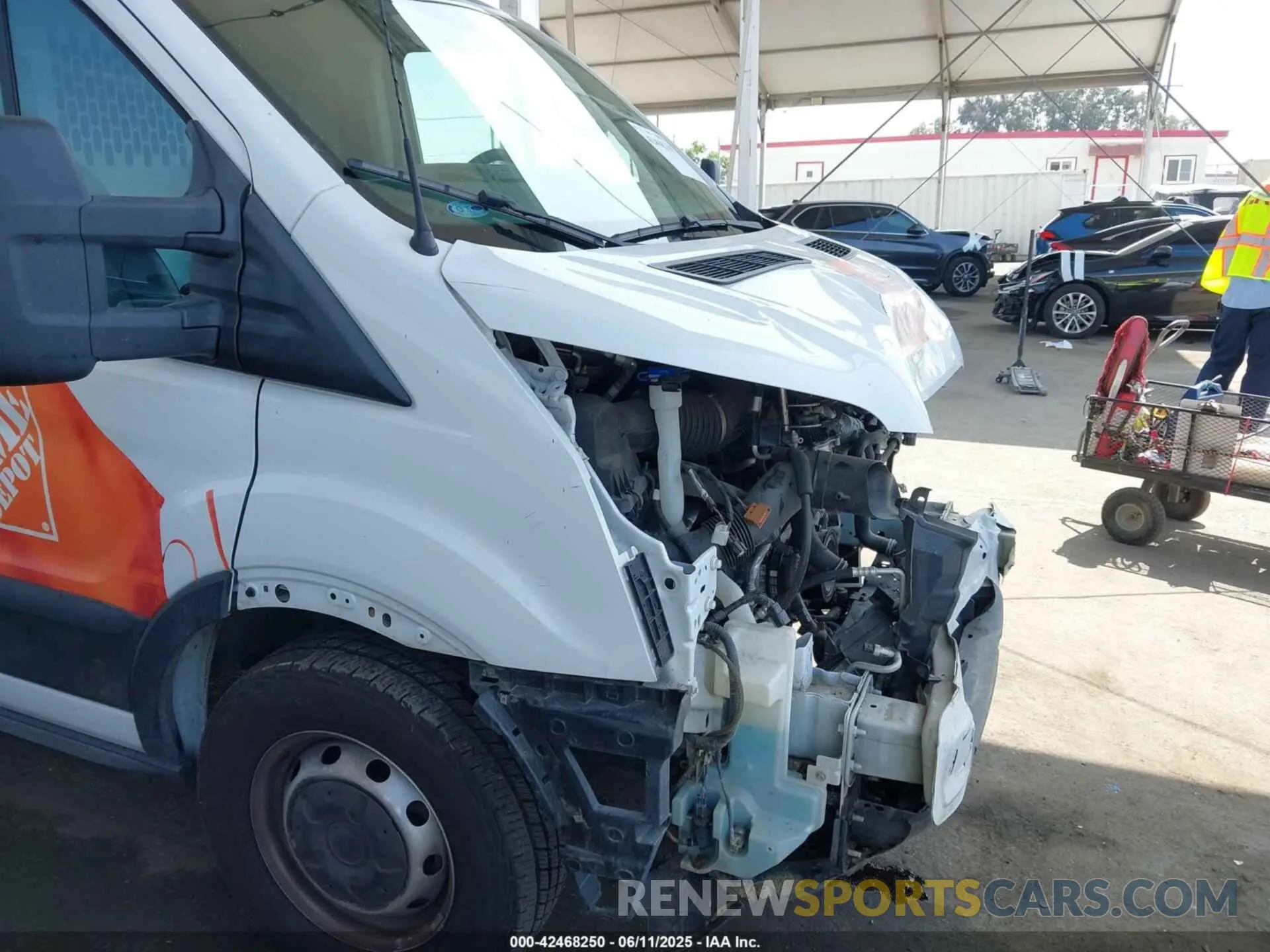6 Photograph of a damaged car 1FTBR1Y89MKA76356 FORD TRANSIT-250 2021