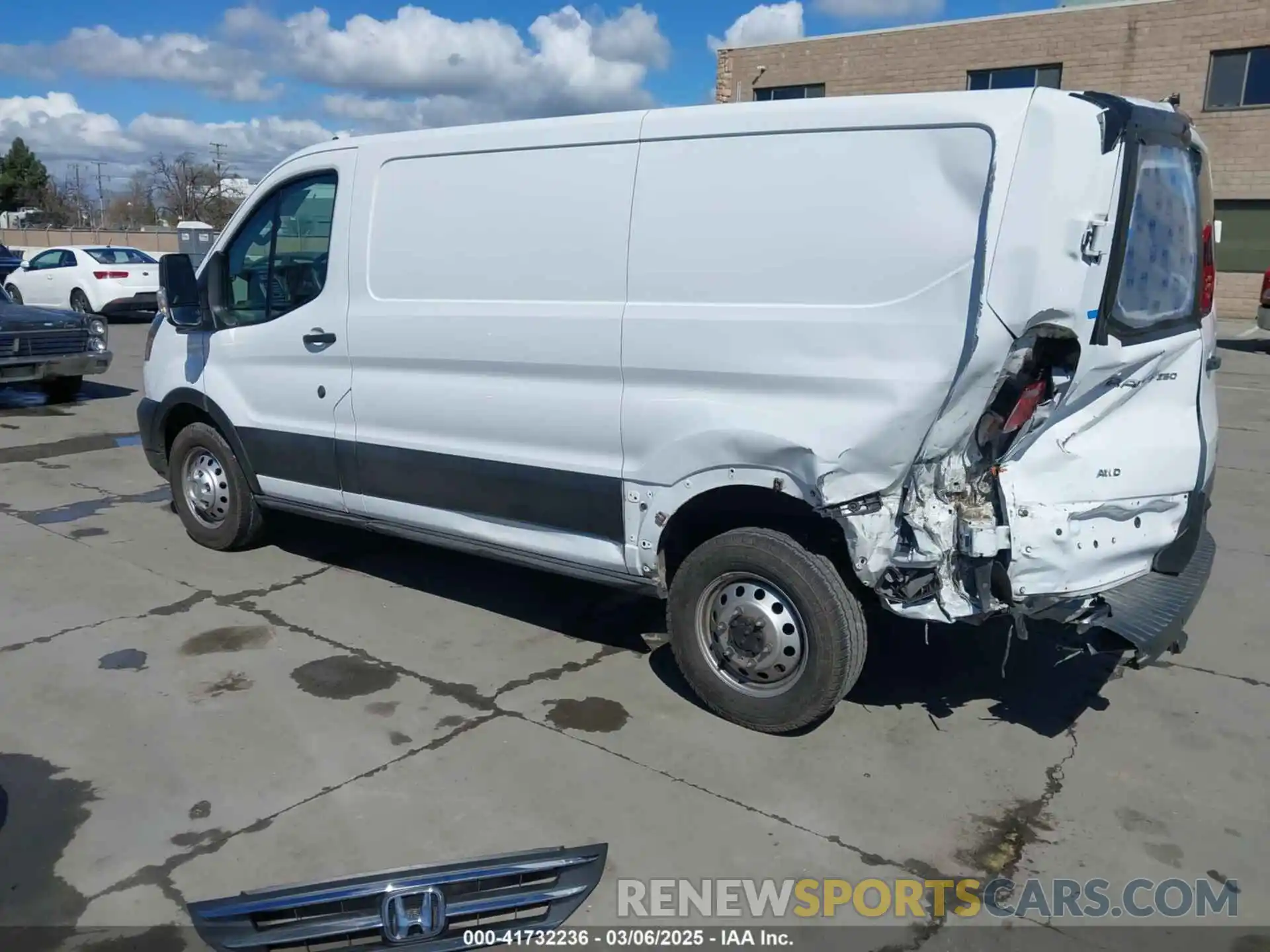 3 Photograph of a damaged car 1FTBR2Y80MKA35393 FORD TRANSIT-250 2021