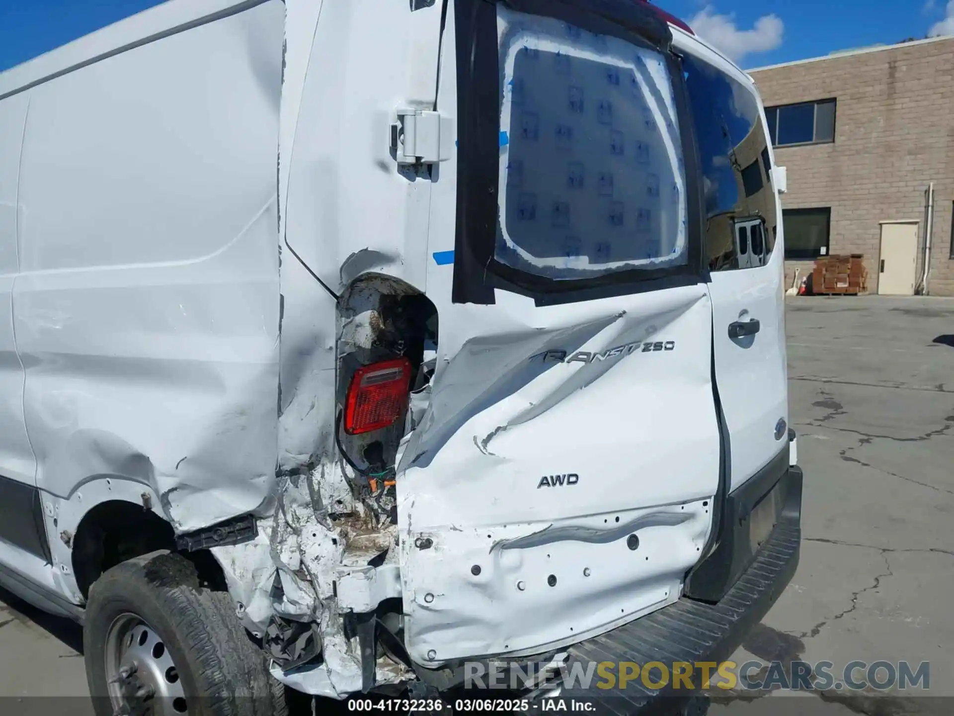 6 Photograph of a damaged car 1FTBR2Y80MKA35393 FORD TRANSIT-250 2021