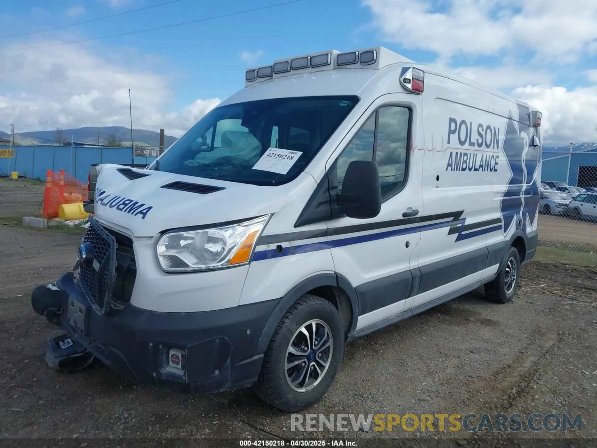 2 Photograph of a damaged car 1FDBR1CG6NKA76214 FORD TRANSIT-250 2022