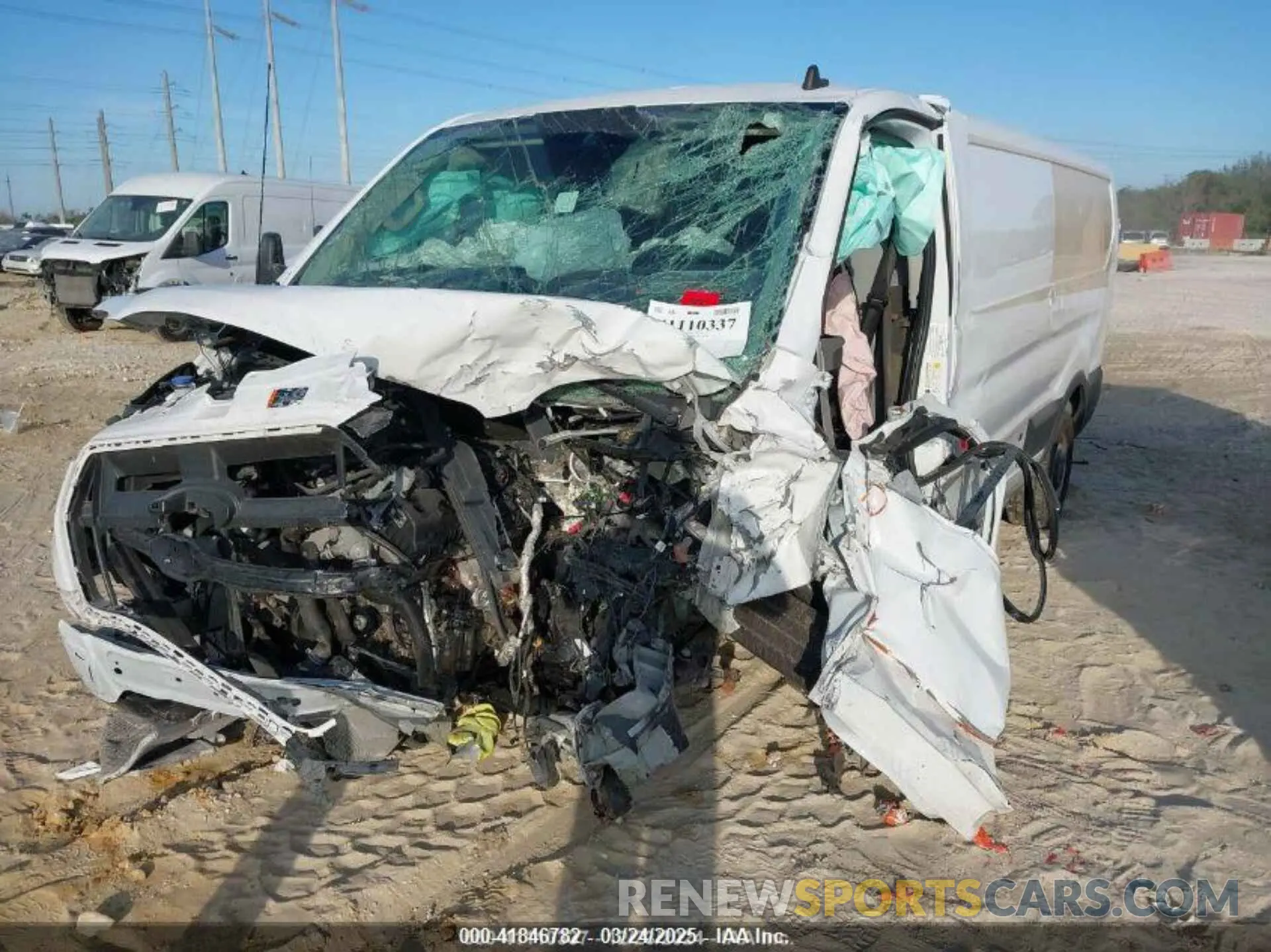 1 Photograph of a damaged car 1FTBR1Y87NKA08395 FORD TRANSIT-250 2022