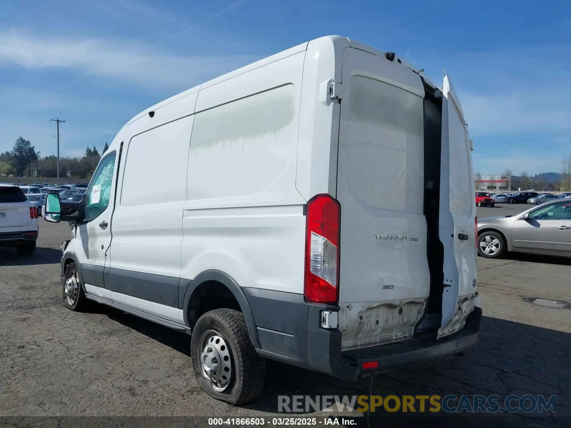 3 Photograph of a damaged car 1FTBR2C87NKA81893 FORD TRANSIT-250 2022