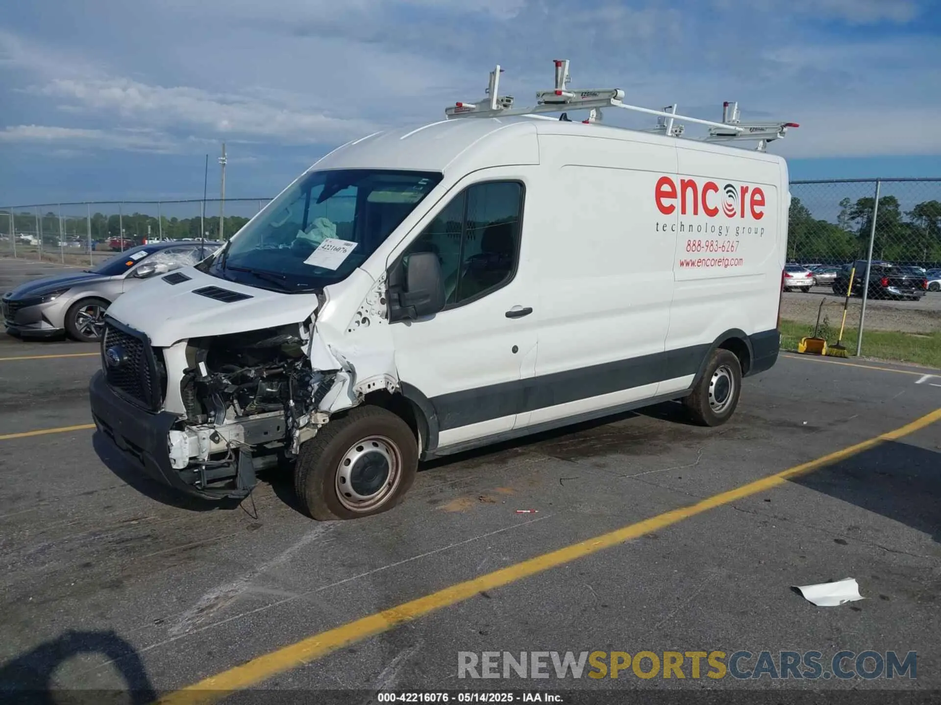 2 Photograph of a damaged car 1FTBR1C85PKB34166 FORD TRANSIT-250 2023