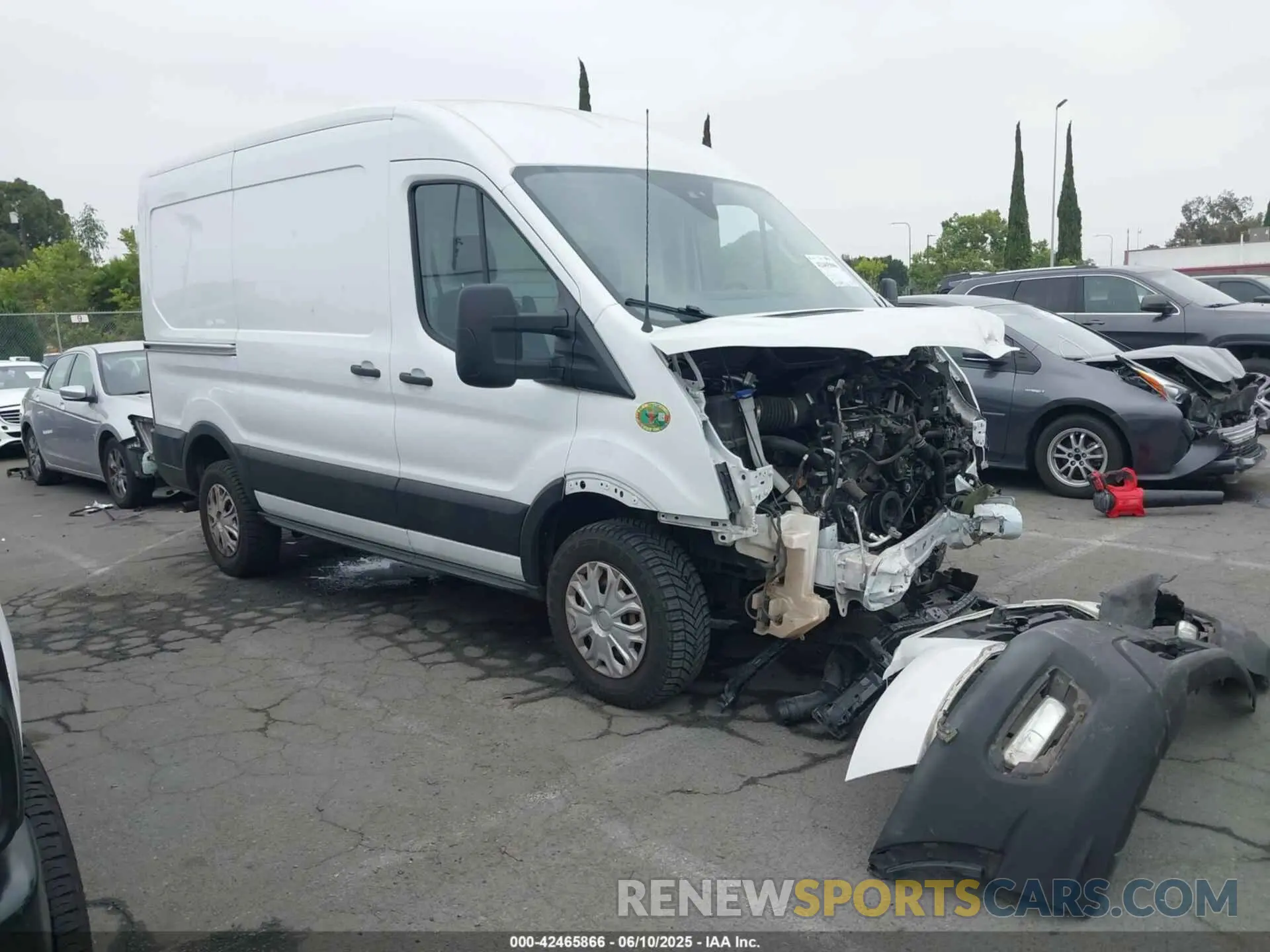 1 Photograph of a damaged car 1FTBR1C86PKA02758 FORD TRANSIT-250 2023