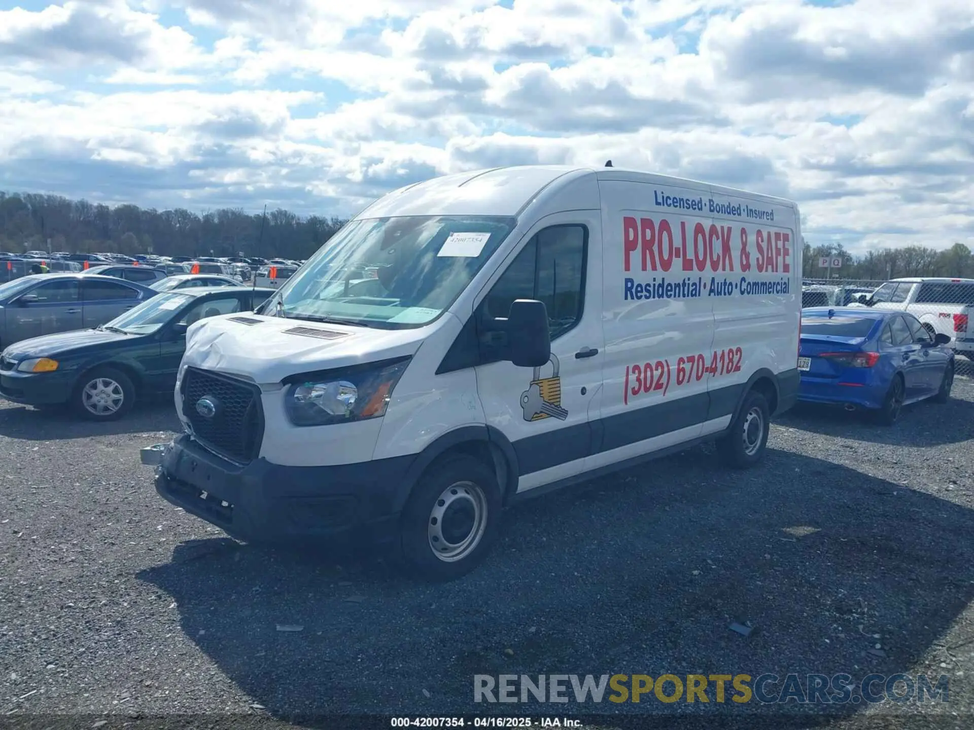 2 Photograph of a damaged car 1FTBR1C89PKA58175 FORD TRANSIT-250 2023