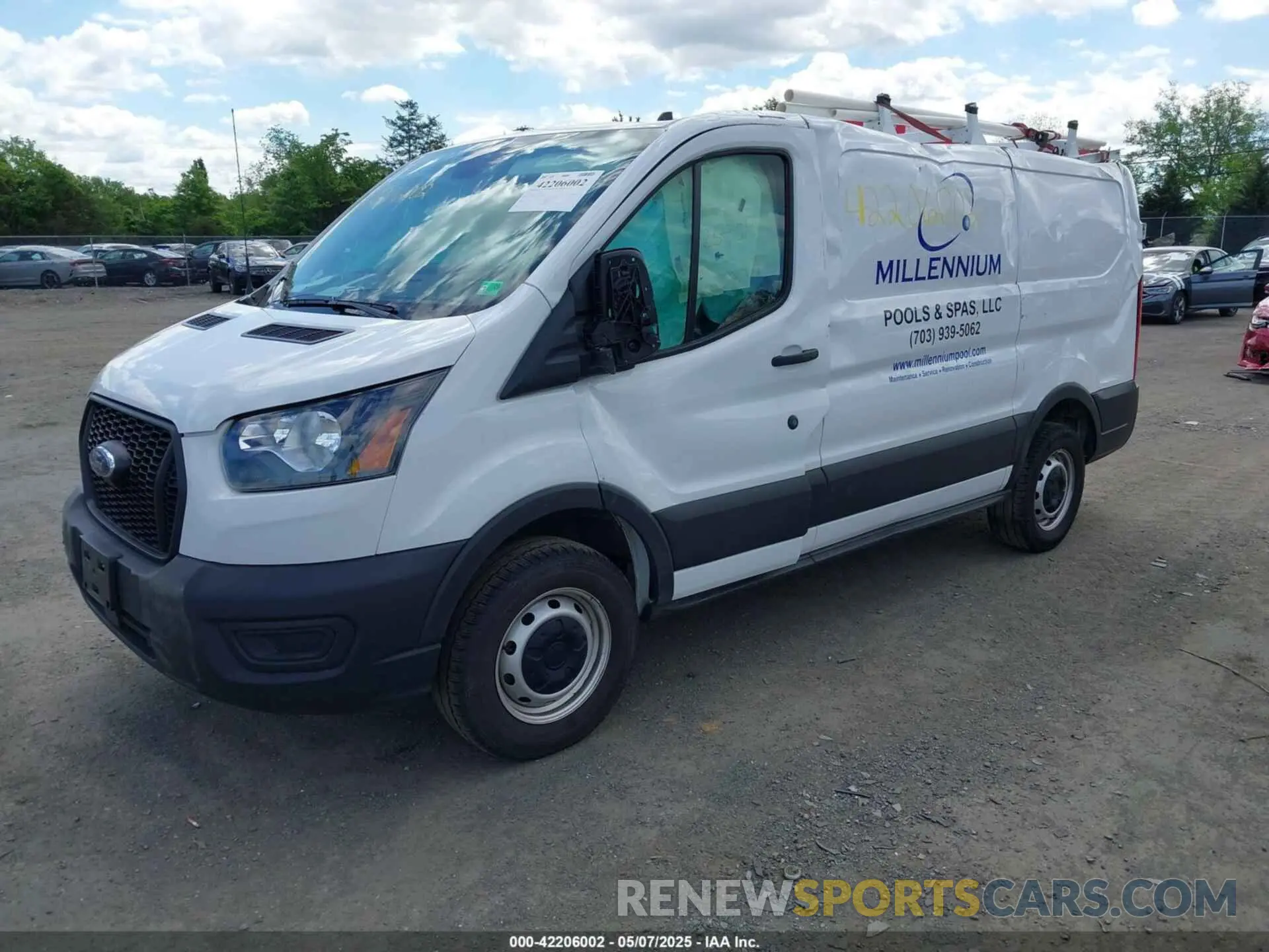 2 Photograph of a damaged car 1FTBR1Y88PKB28094 FORD TRANSIT-250 2023