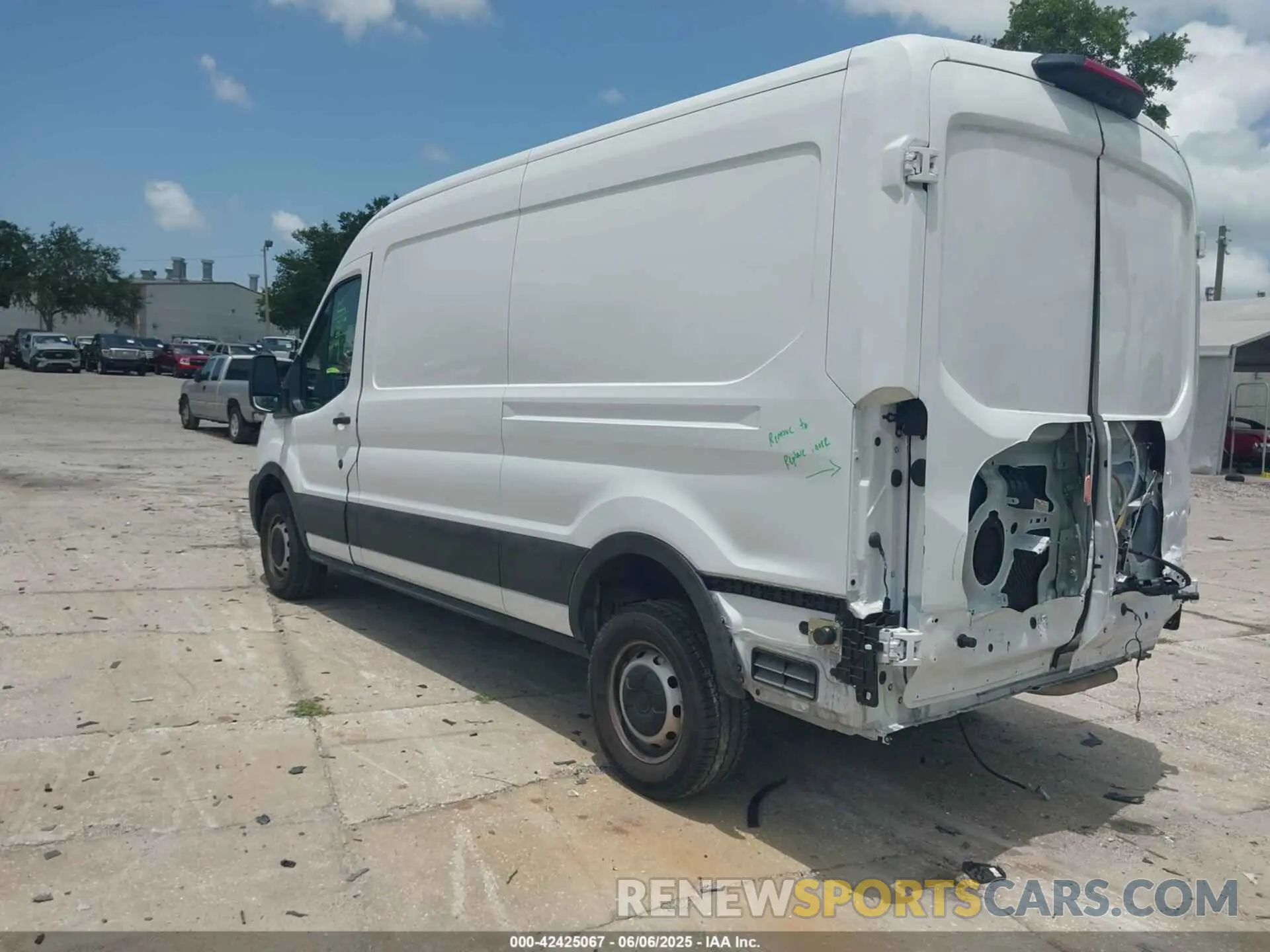 3 Photograph of a damaged car 1FTBR1C86RKB18111 FORD TRANSIT-250 2024