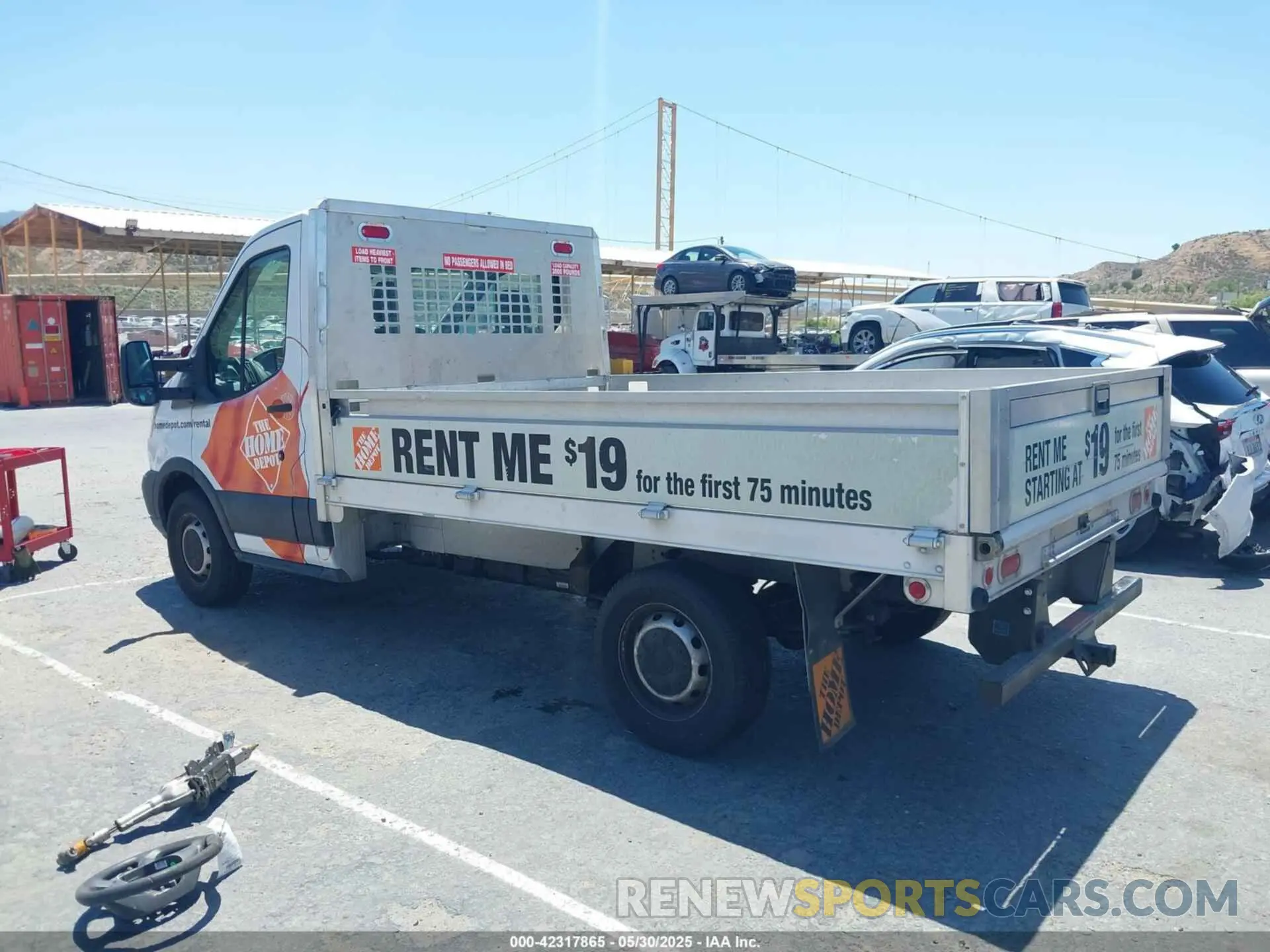 3 Photograph of a damaged car 1FDYR5ZM0KKA40755 FORD TRANSIT-250 CAB 2019