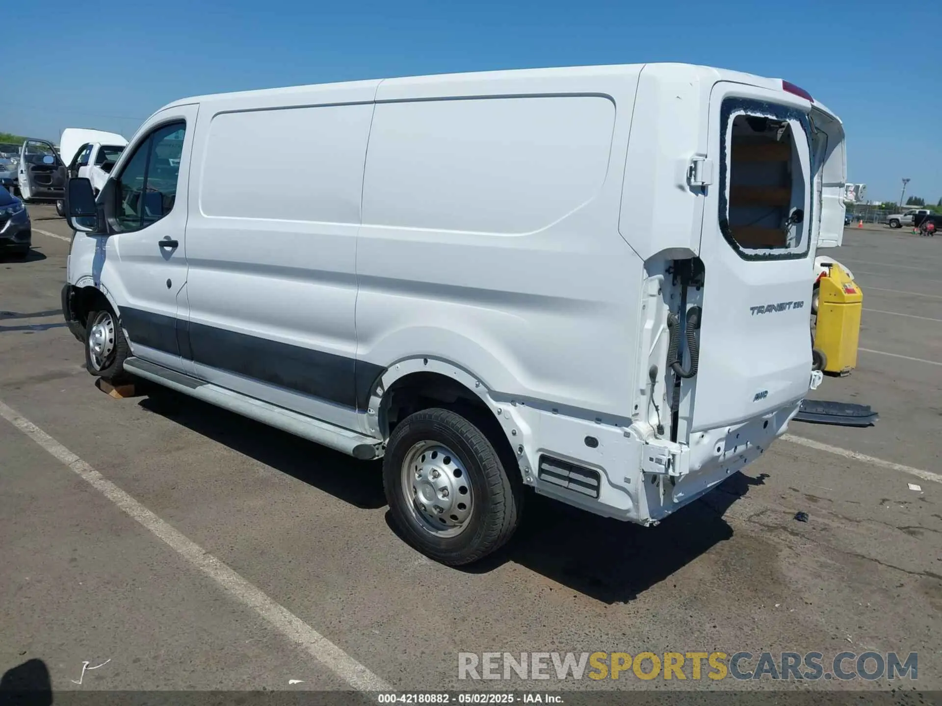 3 Photograph of a damaged car 1FTBR2Y84PKA44893 FORD TRANSIT-250 CARGO 2023