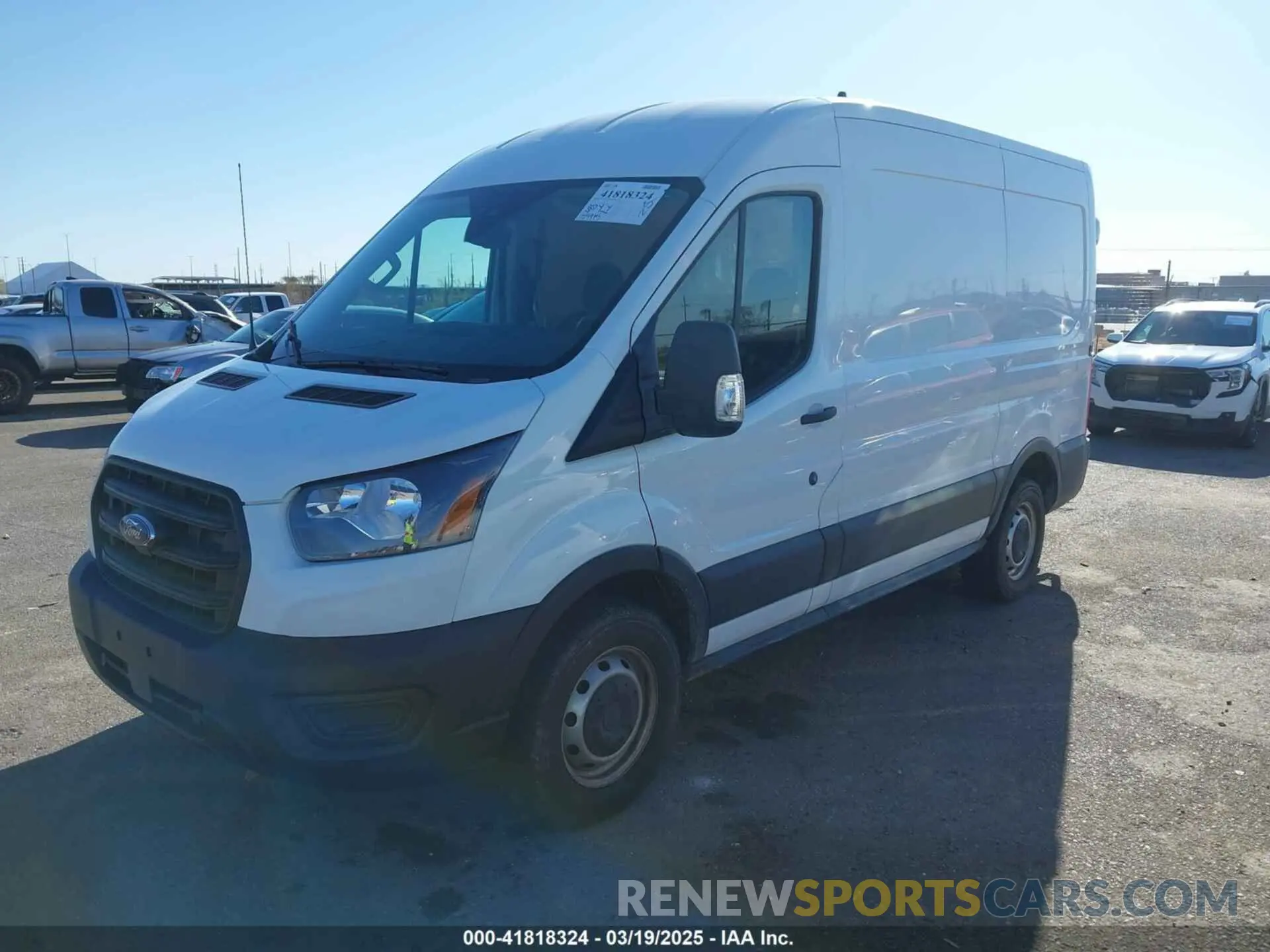 2 Photograph of a damaged car 1FTBR1C8XLKA03938 FORD TRANSIT-250 CARGO VAN 2020