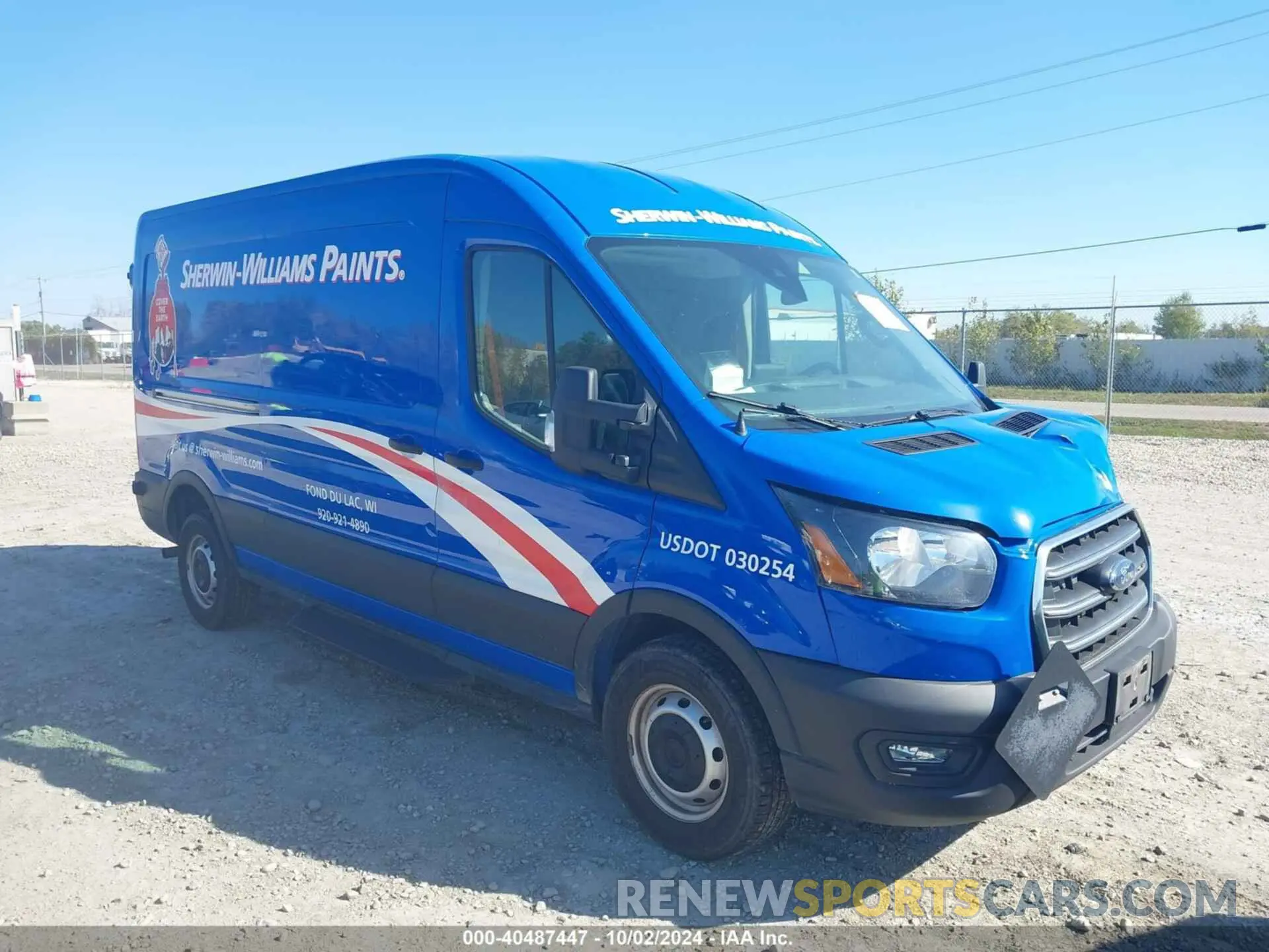 1 Photograph of a damaged car 1FTBR1C8XLKA88909 FORD TRANSIT-250 CARGO VAN 2020