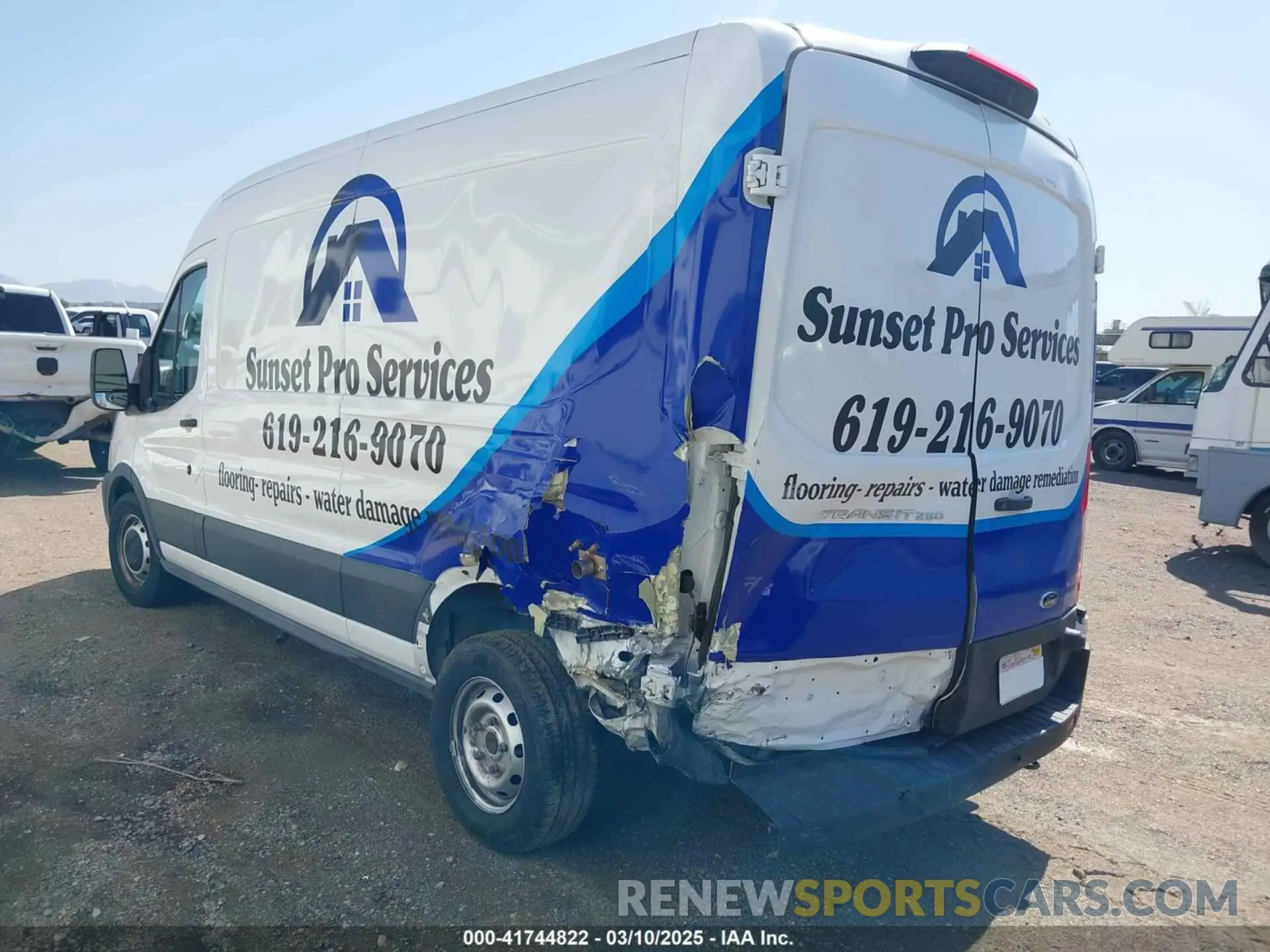 10 Photograph of a damaged car 1FTBR1C8XLKB64242 FORD TRANSIT-250 CARGO VAN 2020