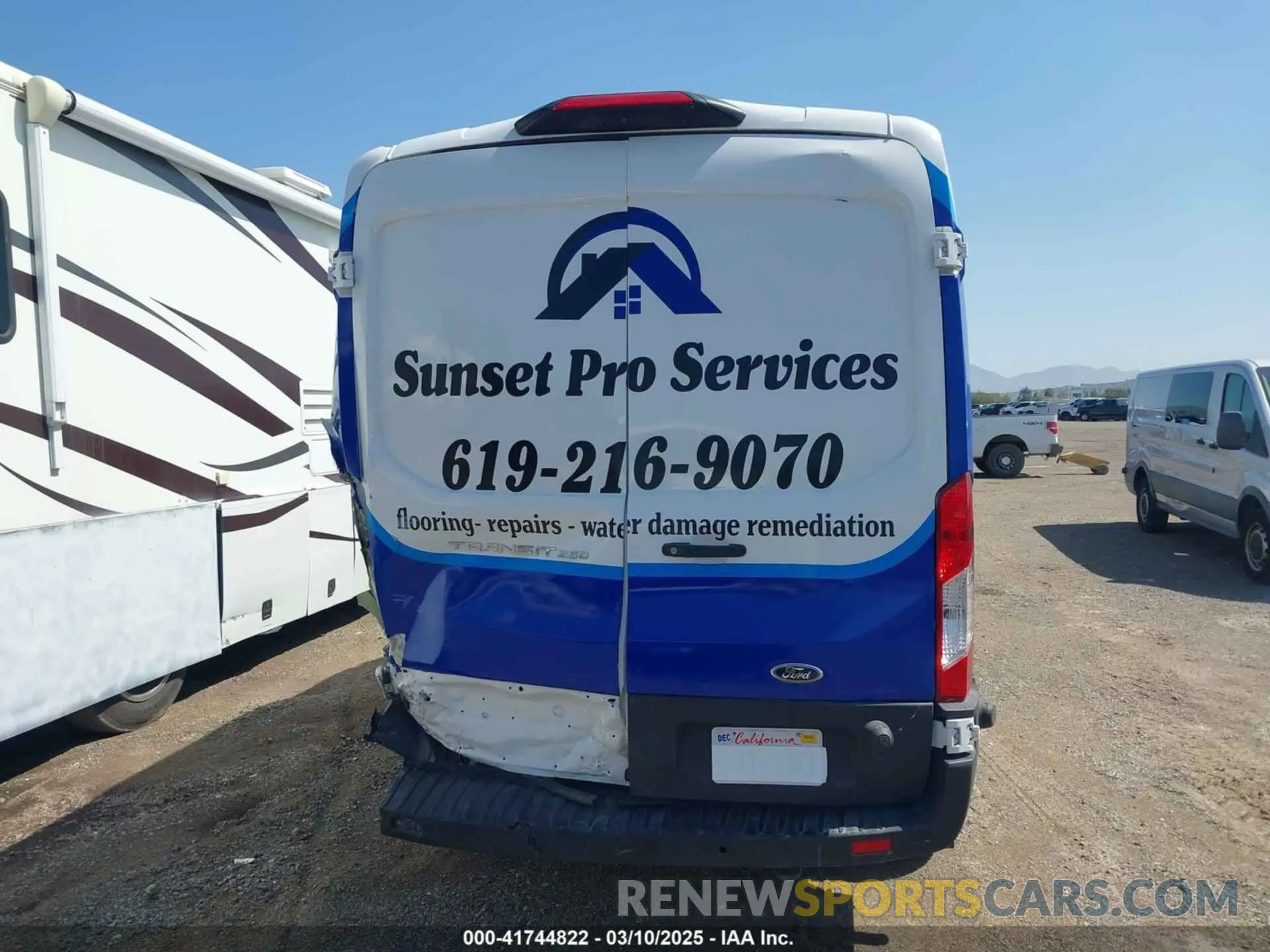 16 Photograph of a damaged car 1FTBR1C8XLKB64242 FORD TRANSIT-250 CARGO VAN 2020