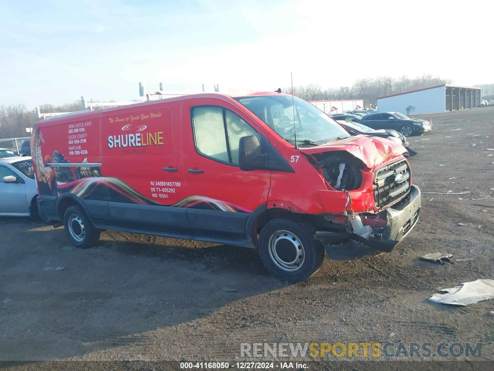13 Photograph of a damaged car 1FTBR1Y83LKB49056 FORD TRANSIT-250 CARGO VAN 2020