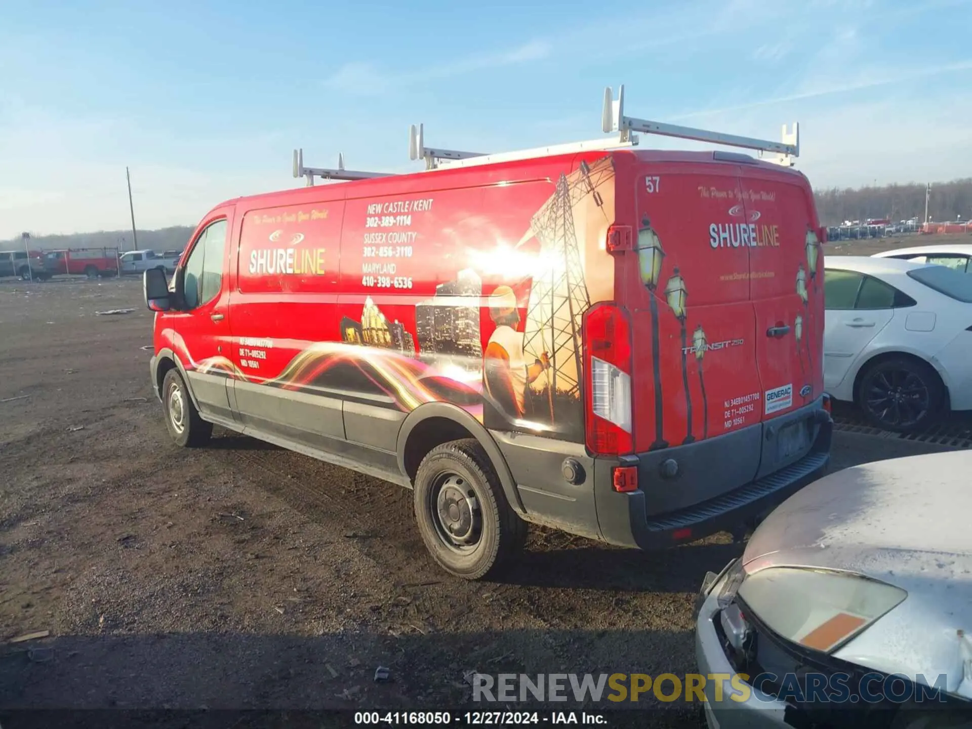14 Photograph of a damaged car 1FTBR1Y83LKB49056 FORD TRANSIT-250 CARGO VAN 2020