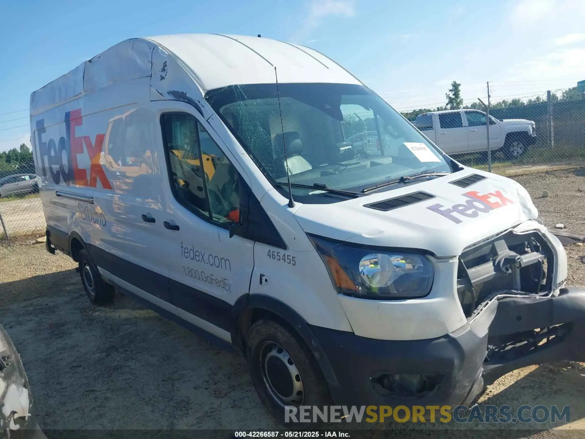 1 Photograph of a damaged car 1FTBR3X80LKB74770 FORD TRANSIT-250 CARGO VAN 2020