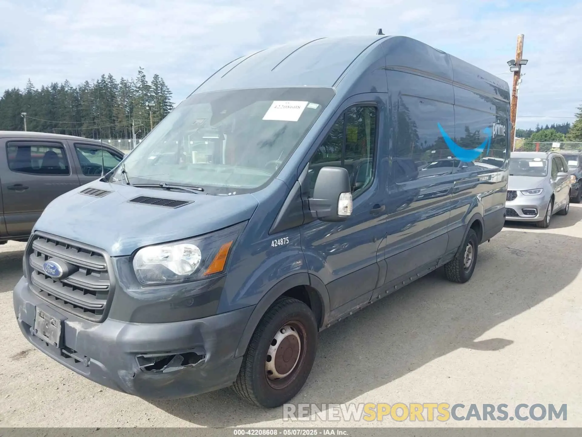 2 Photograph of a damaged car 1FTBR3X85LKA28378 FORD TRANSIT-250 CARGO VAN 2020