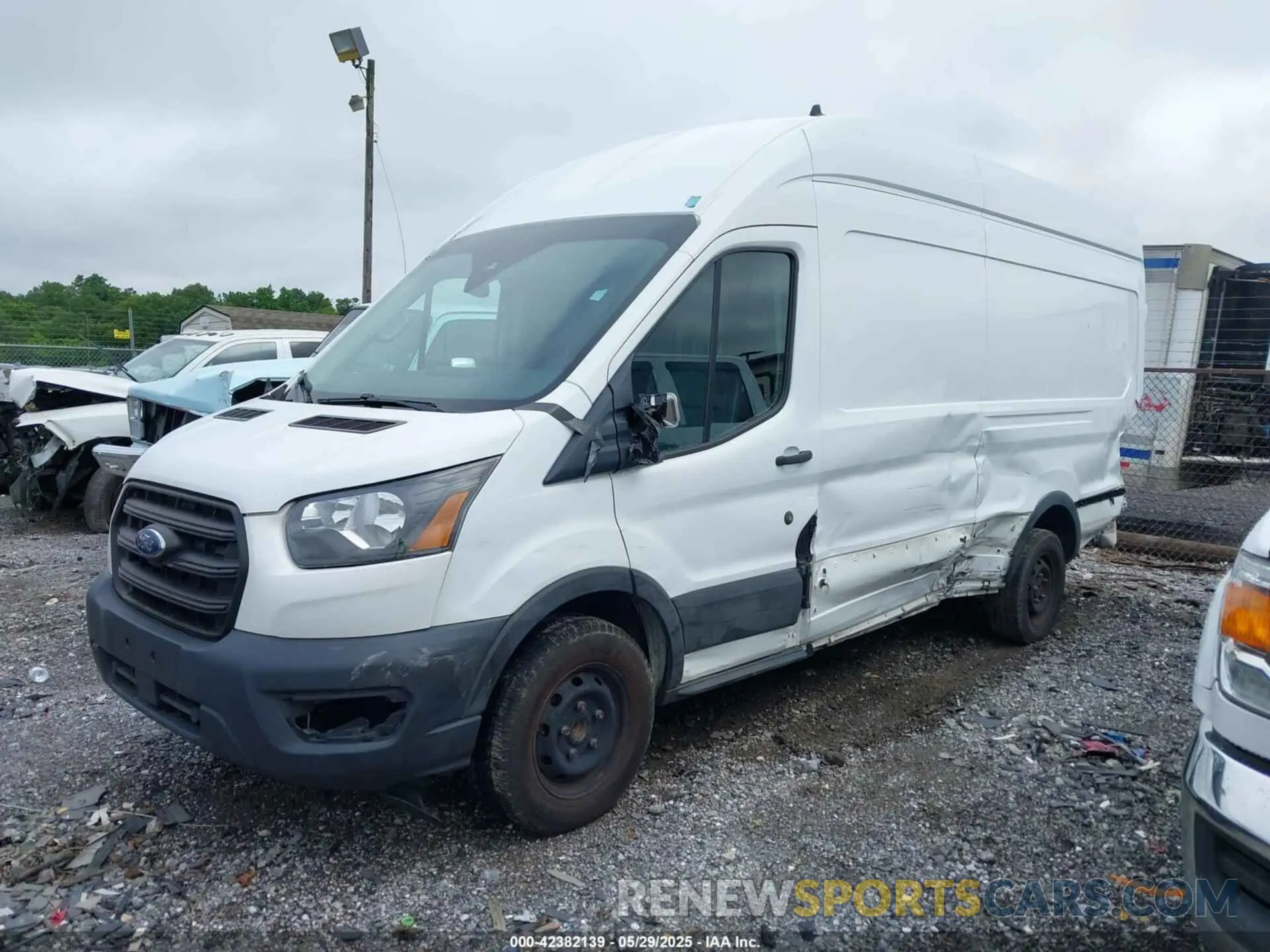 2 Photograph of a damaged car 1FTBR3X87LKB51535 FORD TRANSIT-250 CARGO VAN 2020