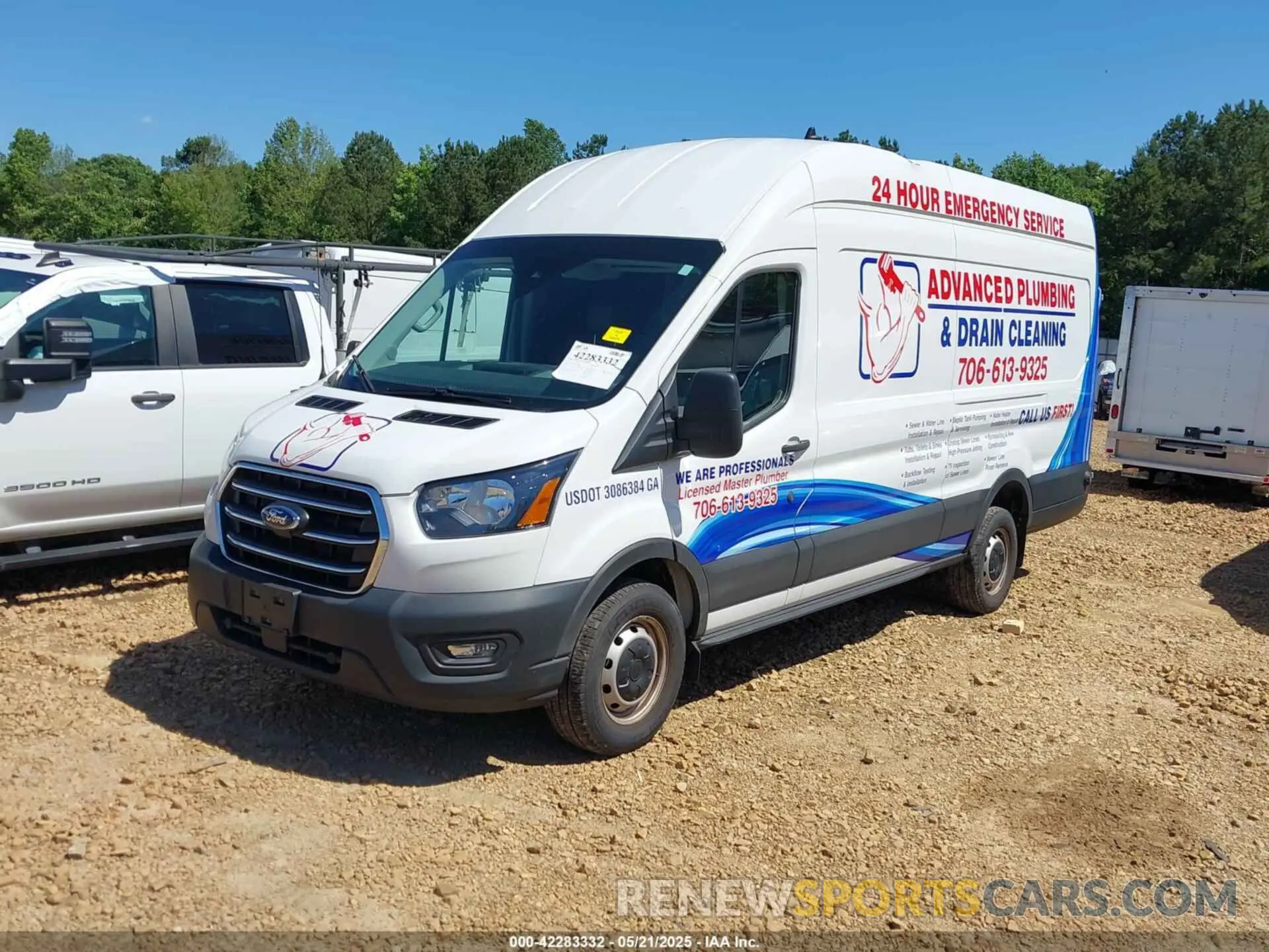 2 Photograph of a damaged car 1FTBR3XG5LKA80648 FORD TRANSIT-250 CARGO VAN 2020