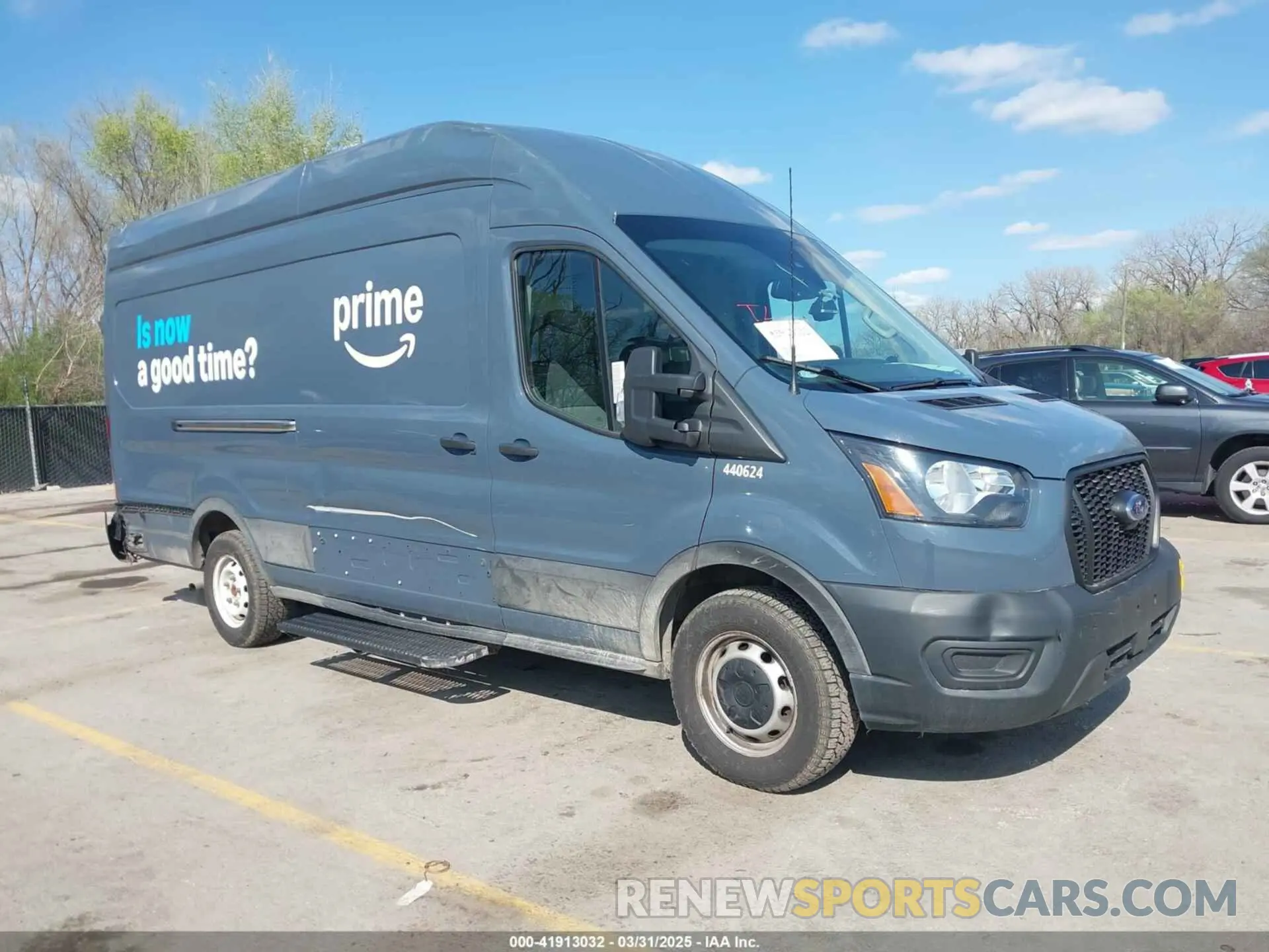 1 Photograph of a damaged car 1FTBR3X80MKA97772 FORD TRANSIT-250 CARGO VAN 2021