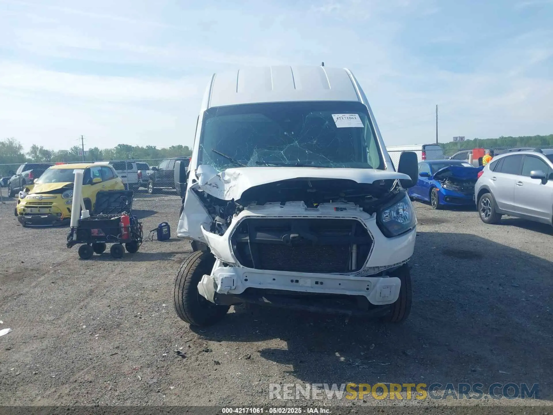 12 Photograph of a damaged car 1FTBR3X82MKA02340 FORD TRANSIT-250 CARGO VAN 2021