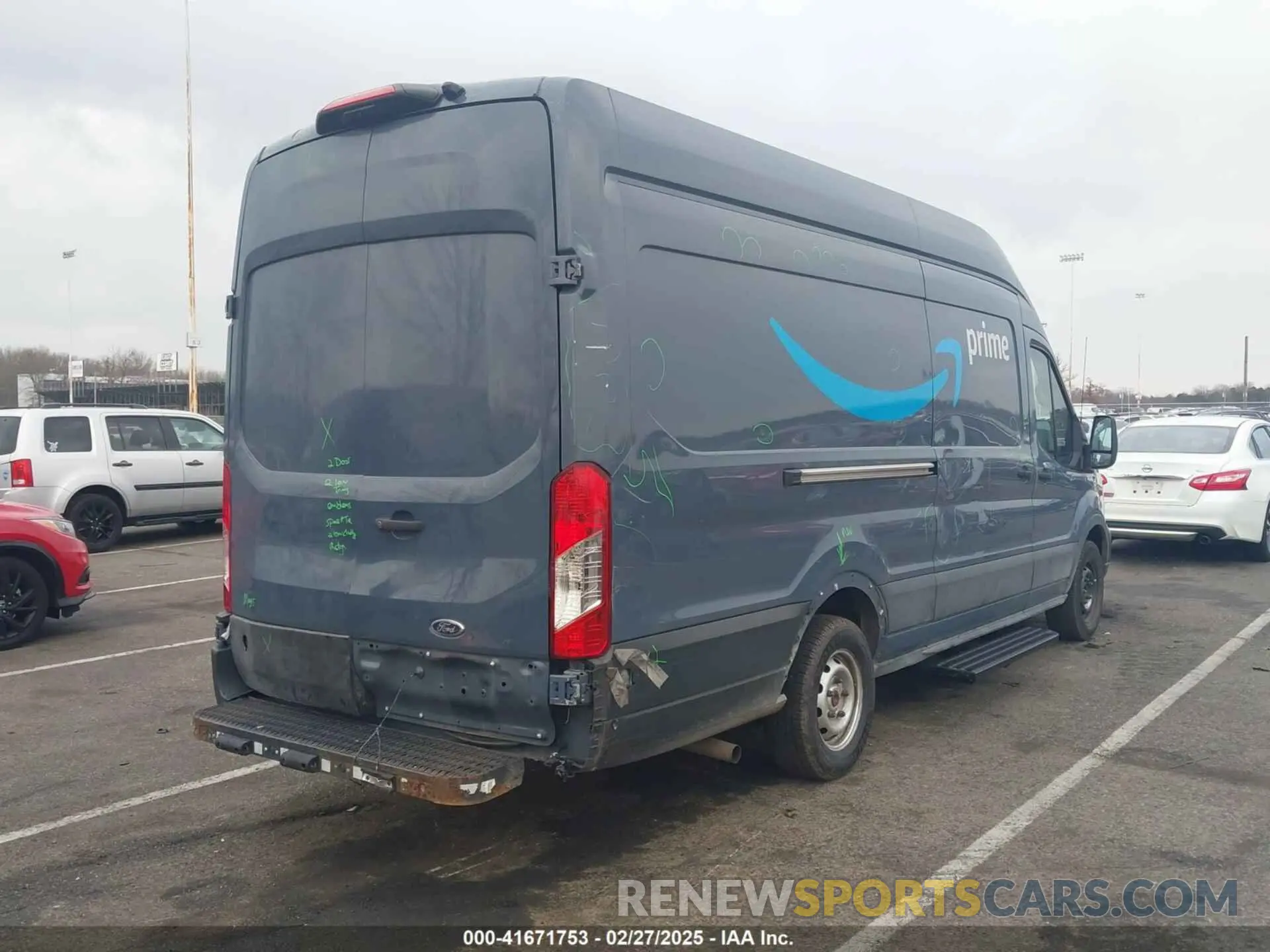 4 Photograph of a damaged car 1FTBR3X87MKA56961 FORD TRANSIT-250 CARGO VAN 2021