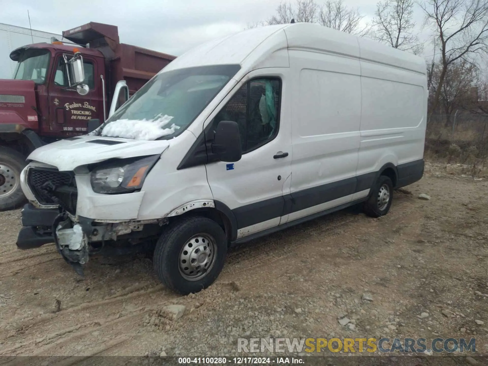2 Photograph of a damaged car 1FTBR3U84NKA63761 FORD TRANSIT-250 CARGO VAN 2022