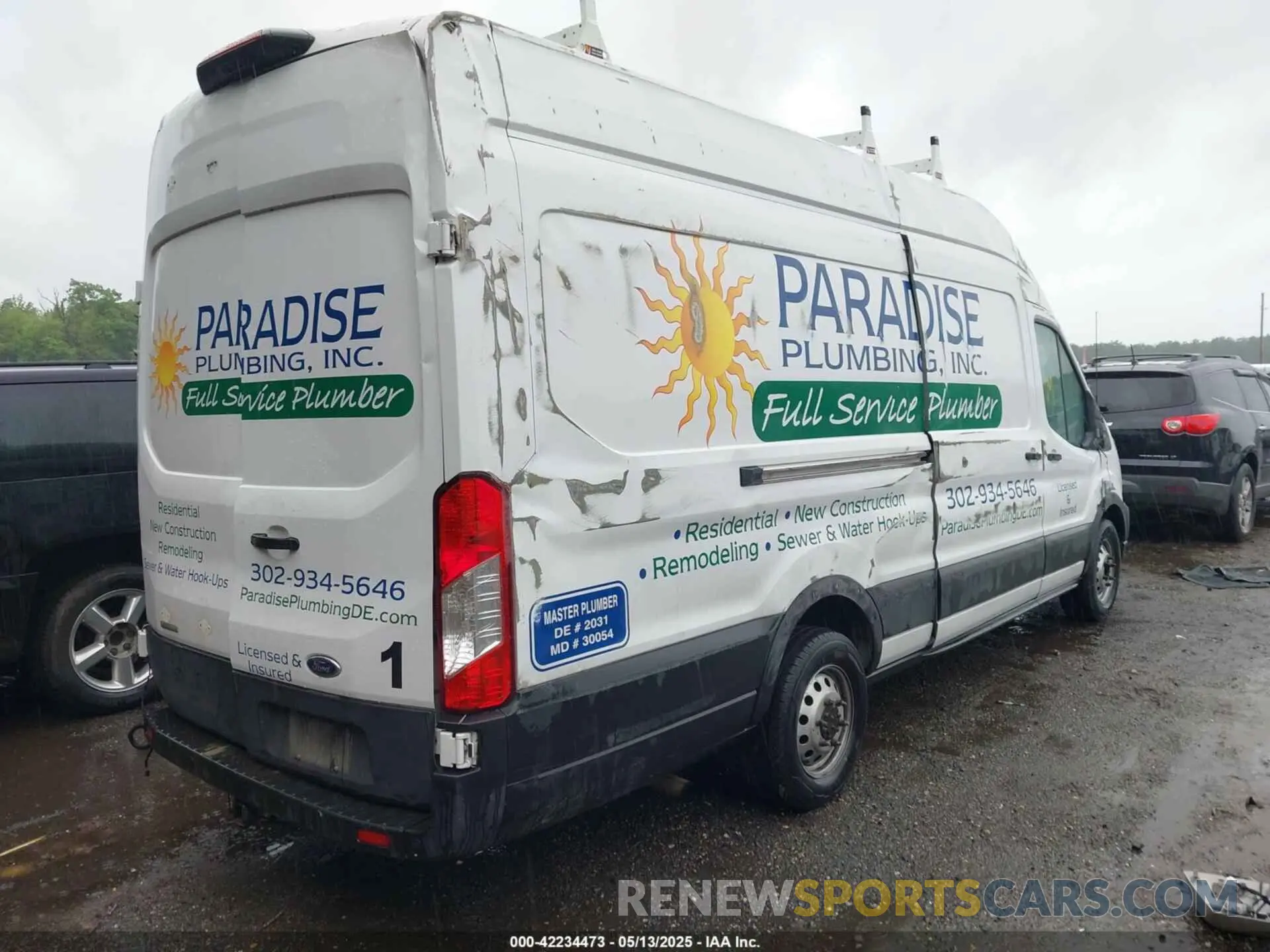 4 Photograph of a damaged car 1FTBR3UG7NKA40952 FORD TRANSIT-250 CARGO VAN 2022