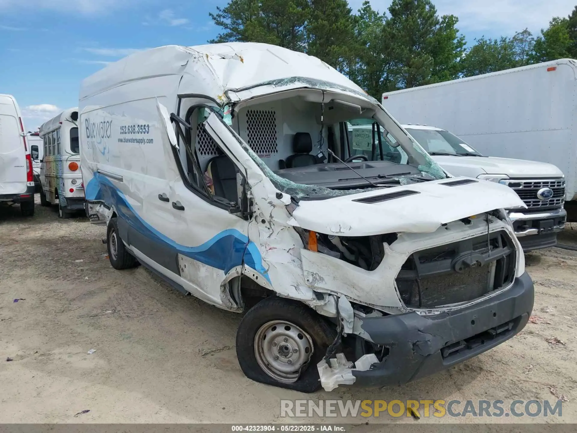 1 Photograph of a damaged car 1FTBR3X81NKA63860 FORD TRANSIT-250 CARGO VAN 2022