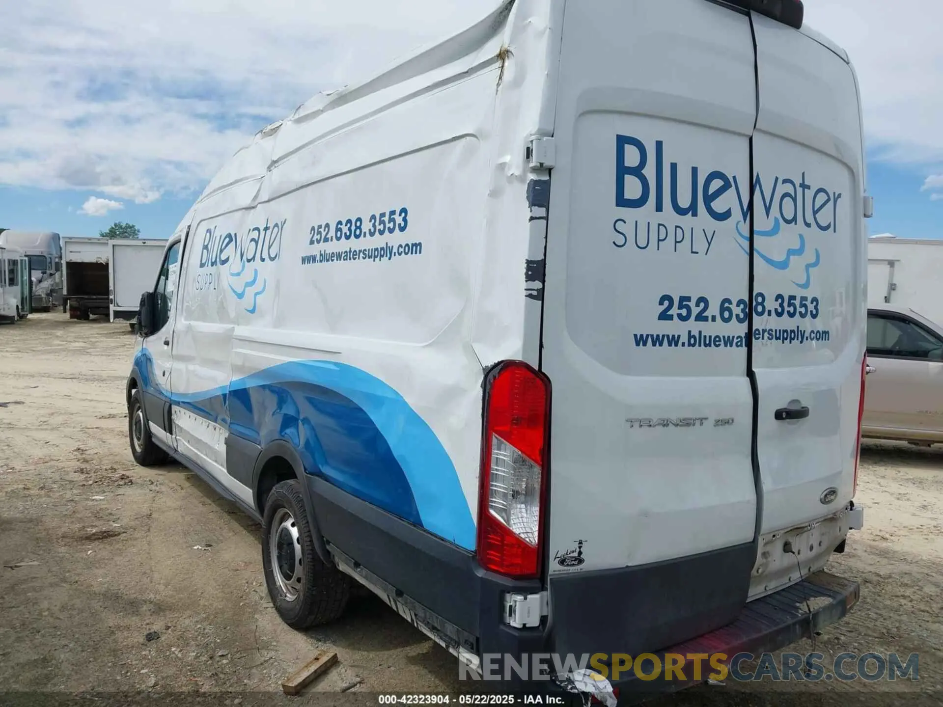 3 Photograph of a damaged car 1FTBR3X81NKA63860 FORD TRANSIT-250 CARGO VAN 2022