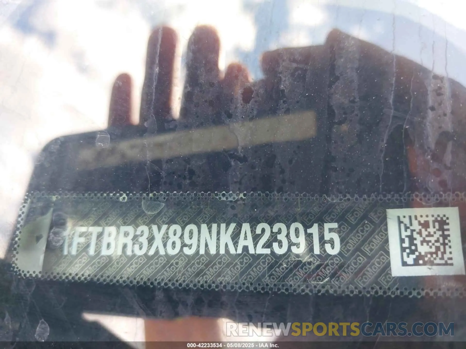 9 Photograph of a damaged car 1FTBR3X89NKA23915 FORD TRANSIT-250 CARGO VAN 2022